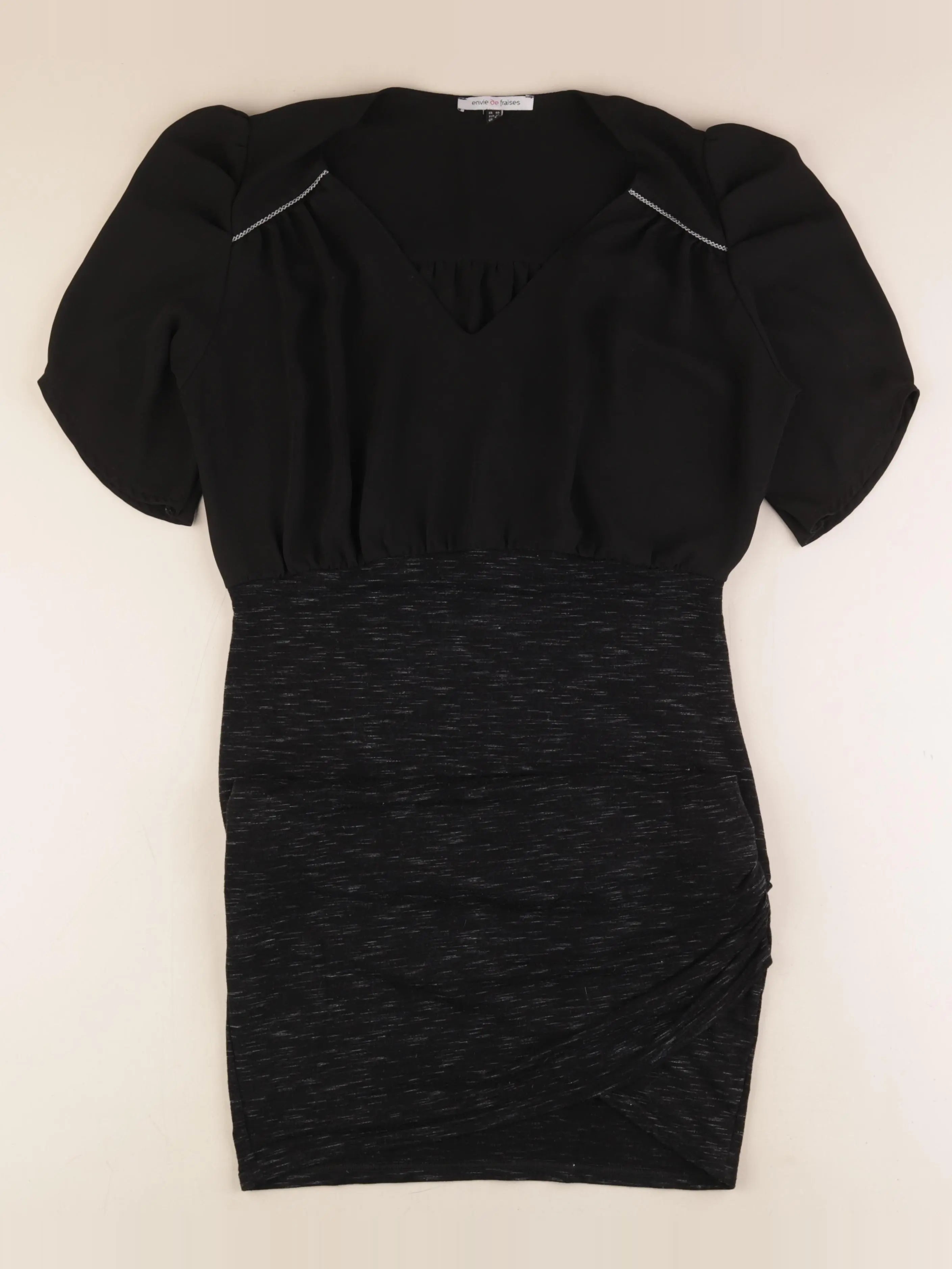 Envie de fraise - robe grossesse noir - 40