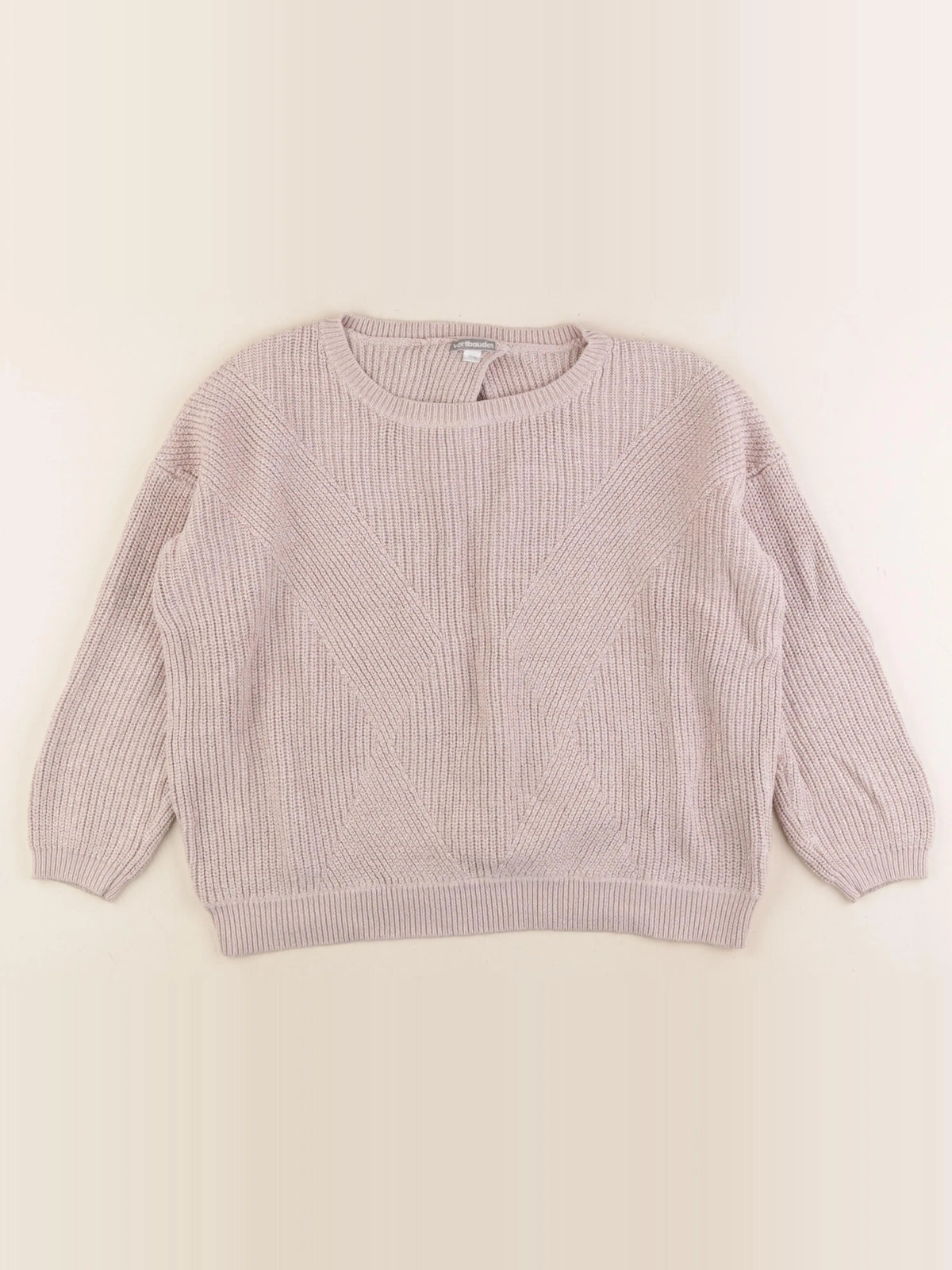 Vertbaudet - pull grossesse beige - 42 à 44