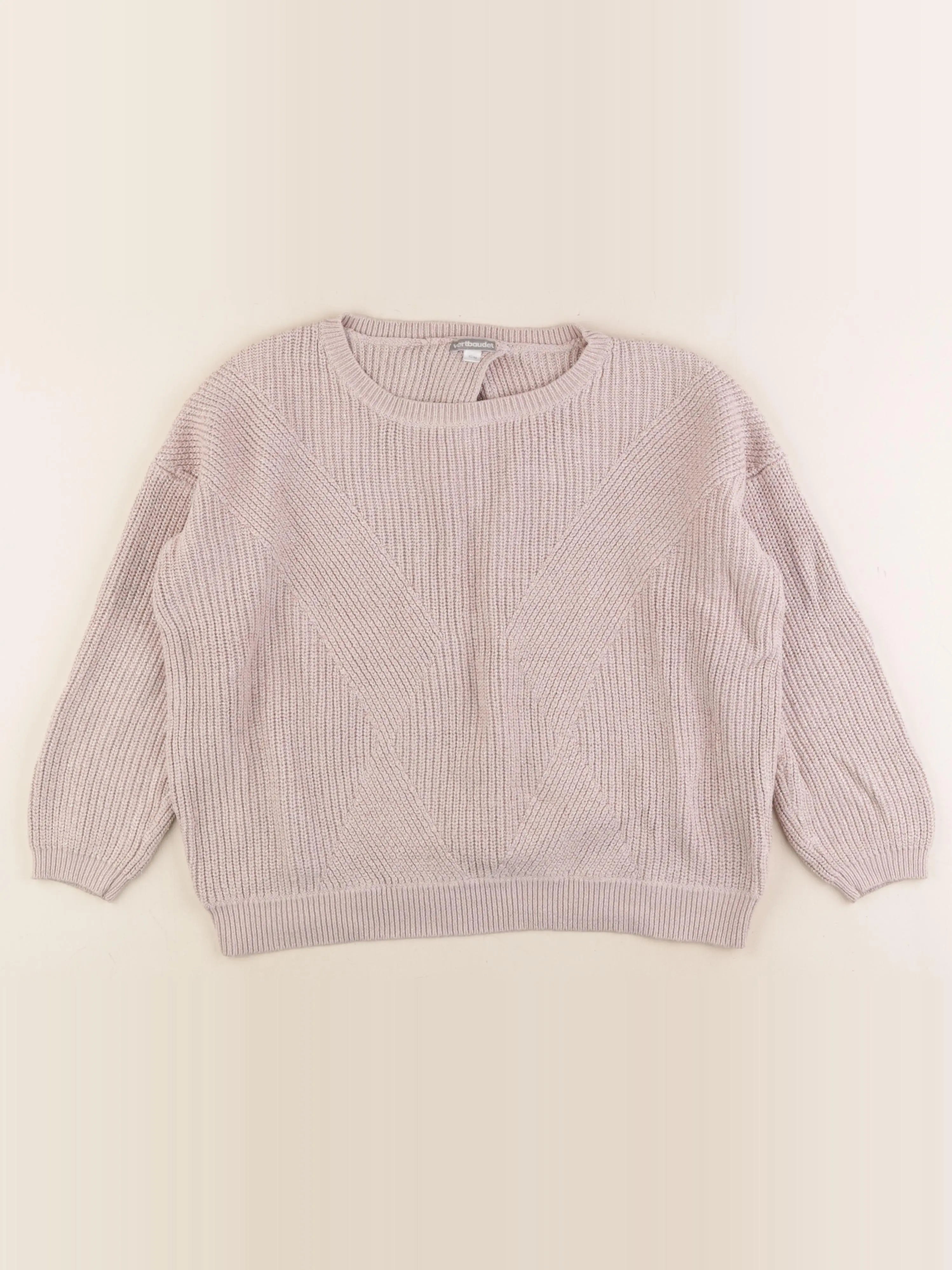 Vertbaudet - pull grossesse beige - 42 à 44