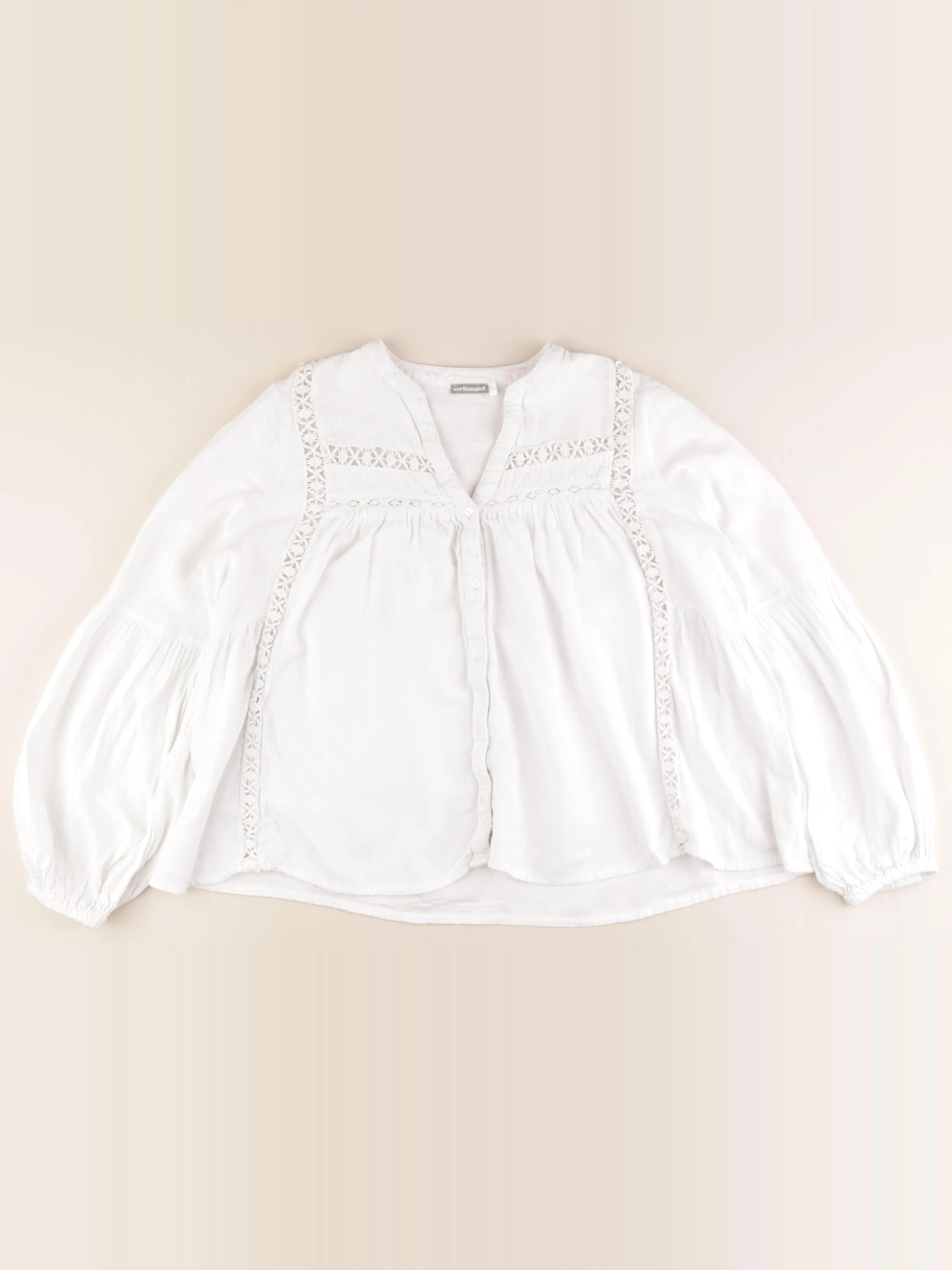 Vertbaudet - blouse grossesse blanc - 44