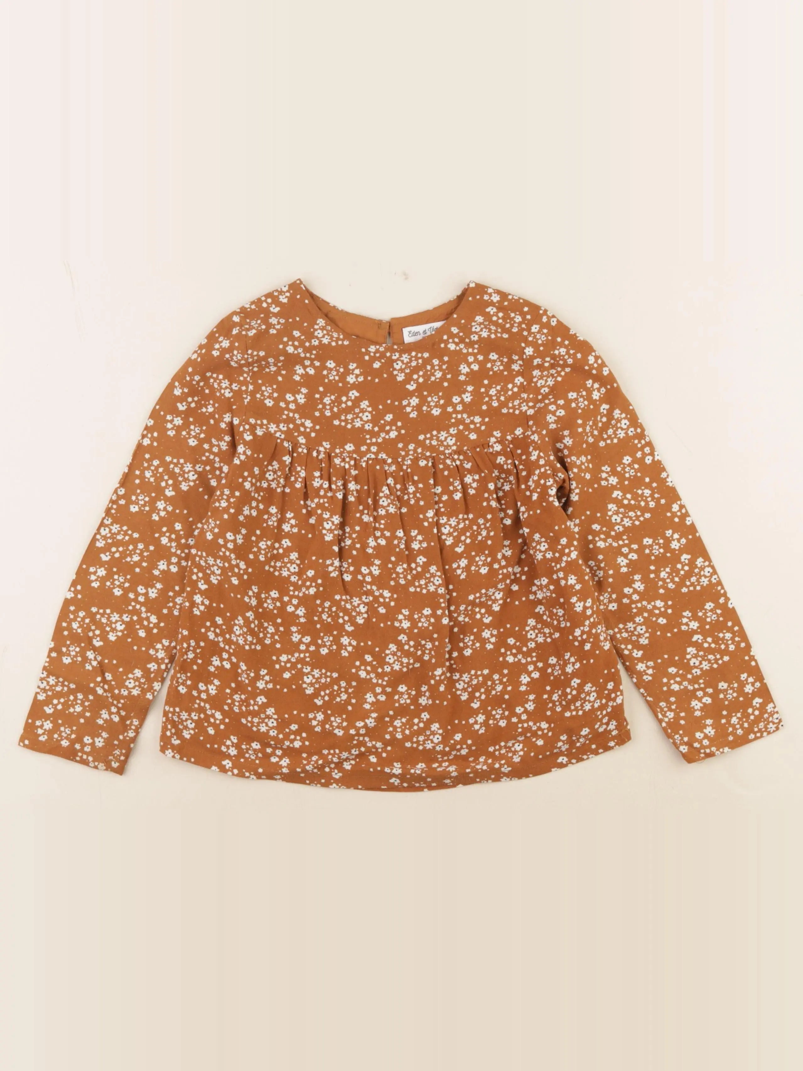 Eden & Victor - blouse marron - 4 ans