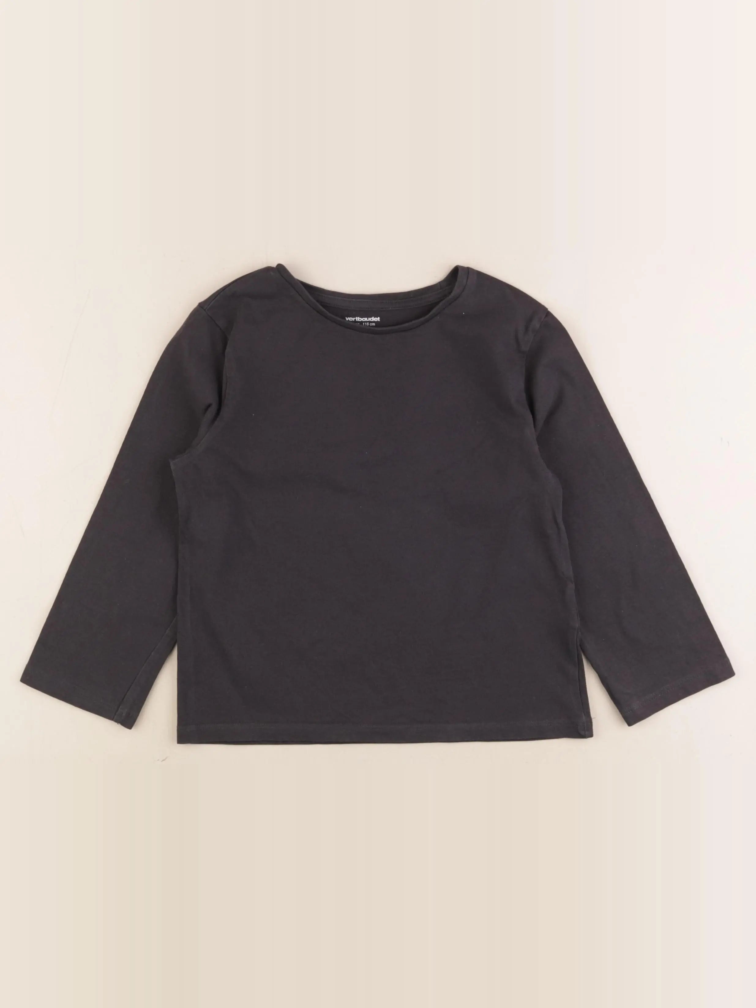 Vertbaudet - tee-shirt gris - 6 ans