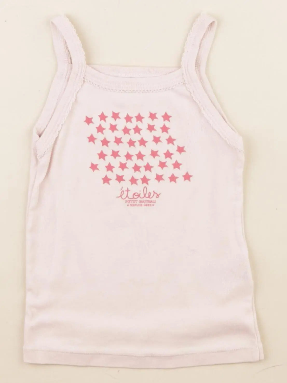 Petit Bateau - maillot de corps rose - 2 ans