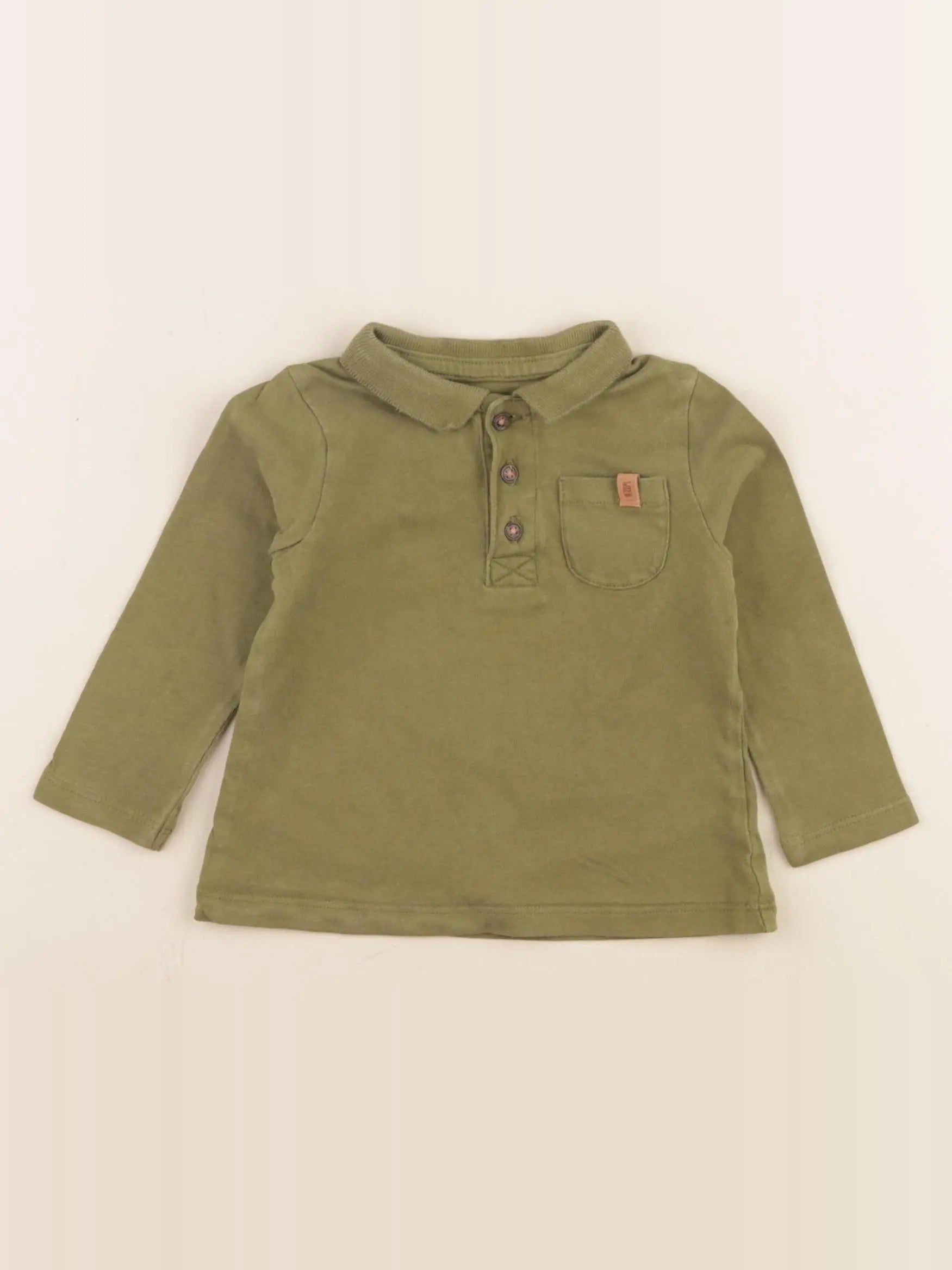 Vertbaudet - tee-shirt vert - 9 mois