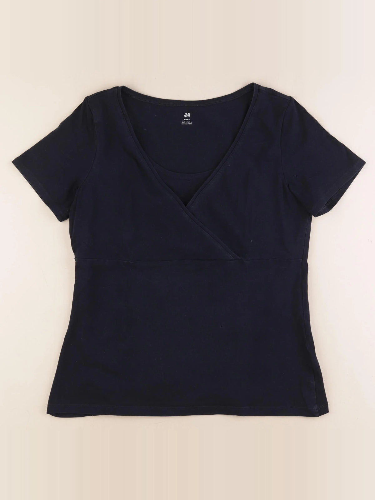 H&M - tee-shirt allaitement bleu - l
