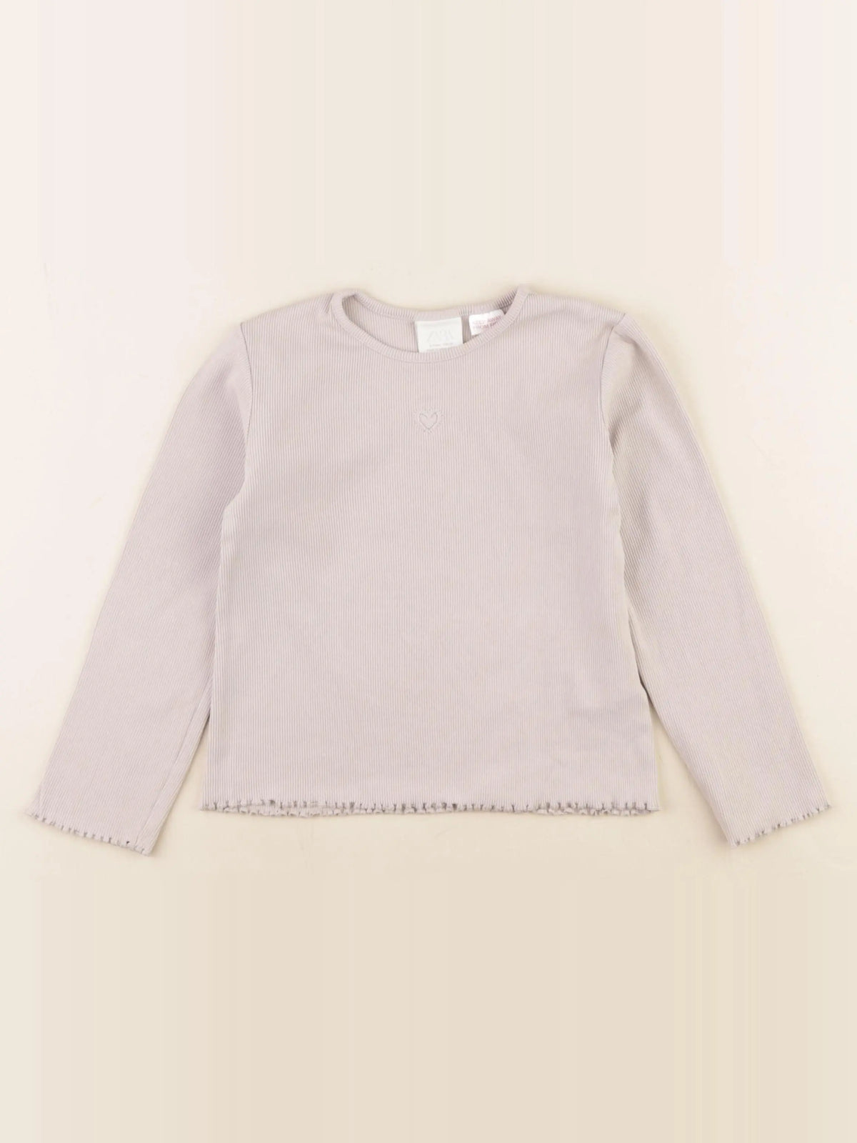 Zara - tee-shirt beige - 5 ans
