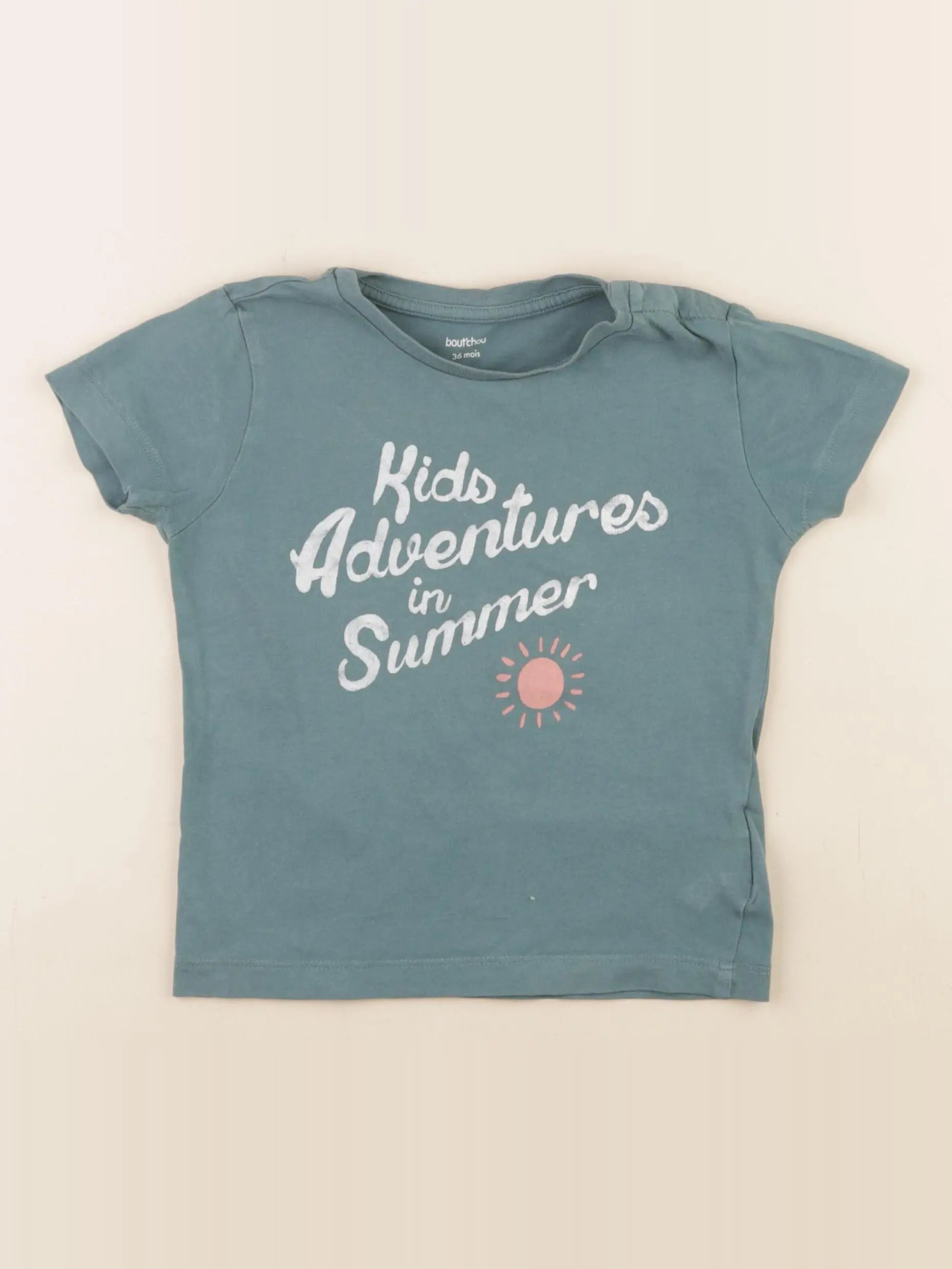 Boutchou - tee-shirt vert - 36 mois