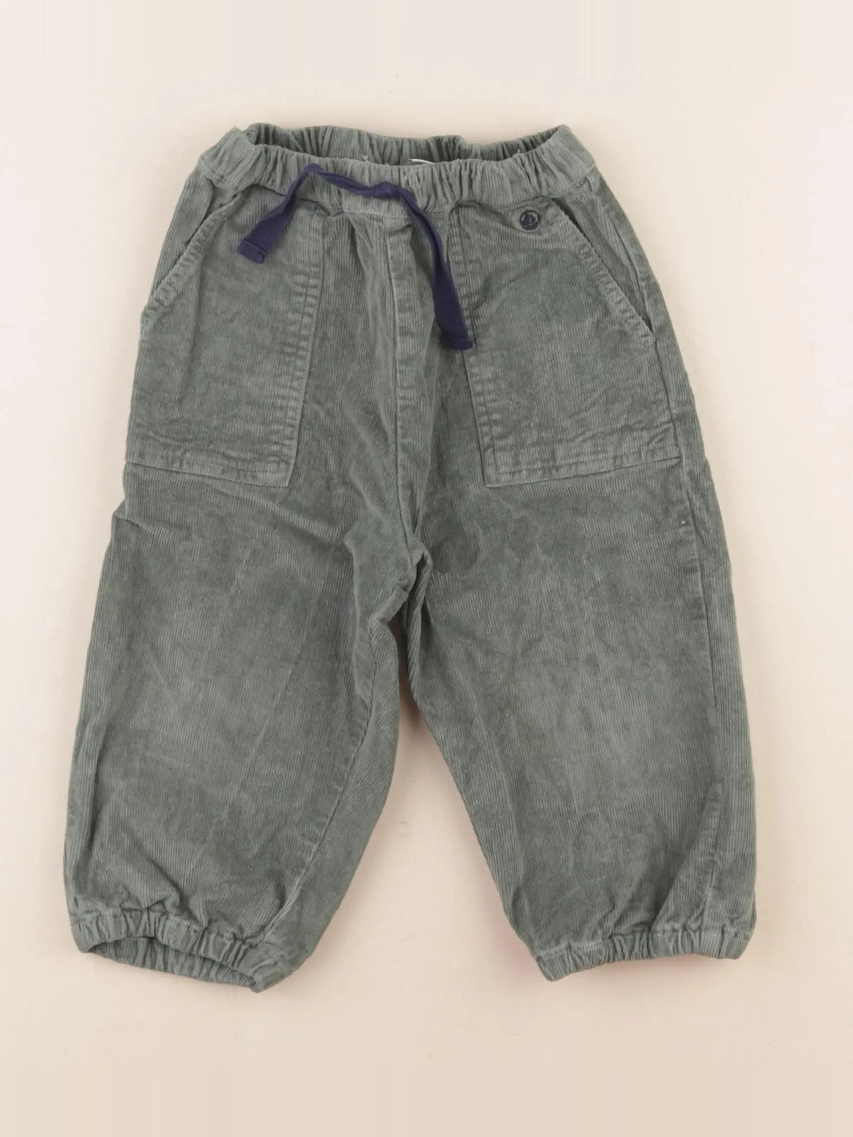 Petit Bateau - pantalon vert - 24 mois