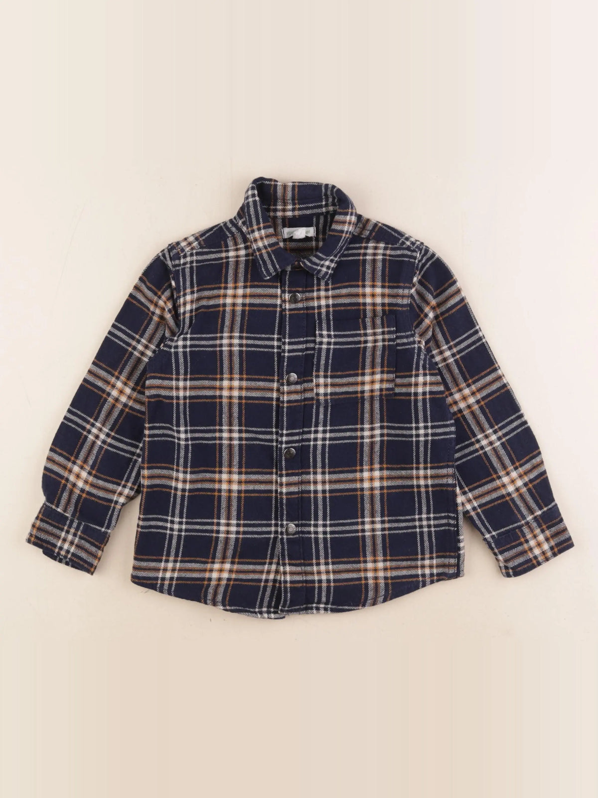 Vertbaudet - chemise bleu - 4 ans