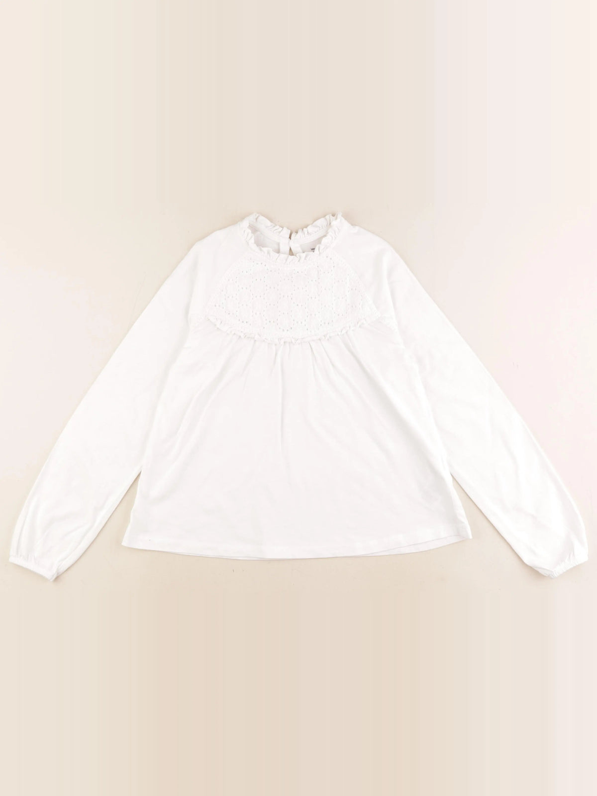 Vertbaudet - tee-shirt blanc - 10 ans