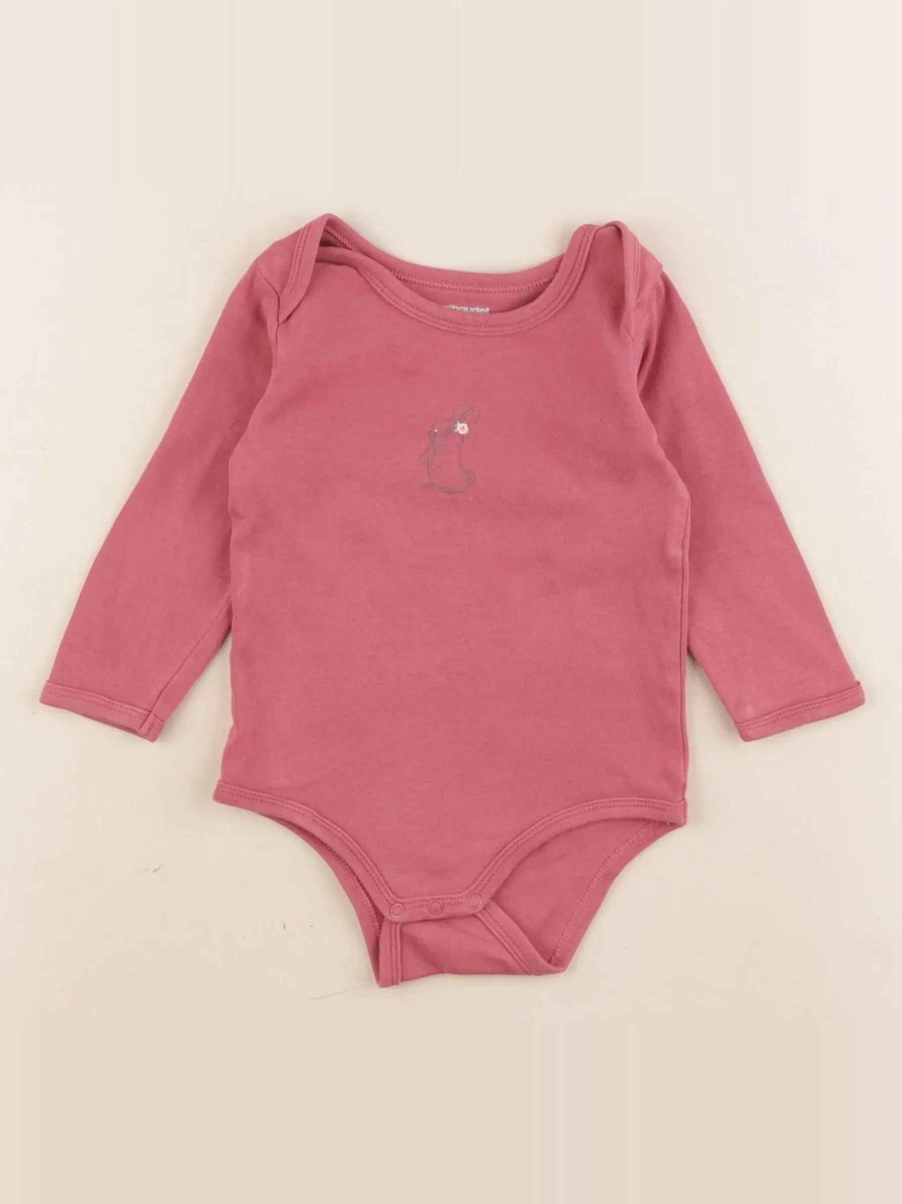 Vertbaudet - body rose - 18 mois