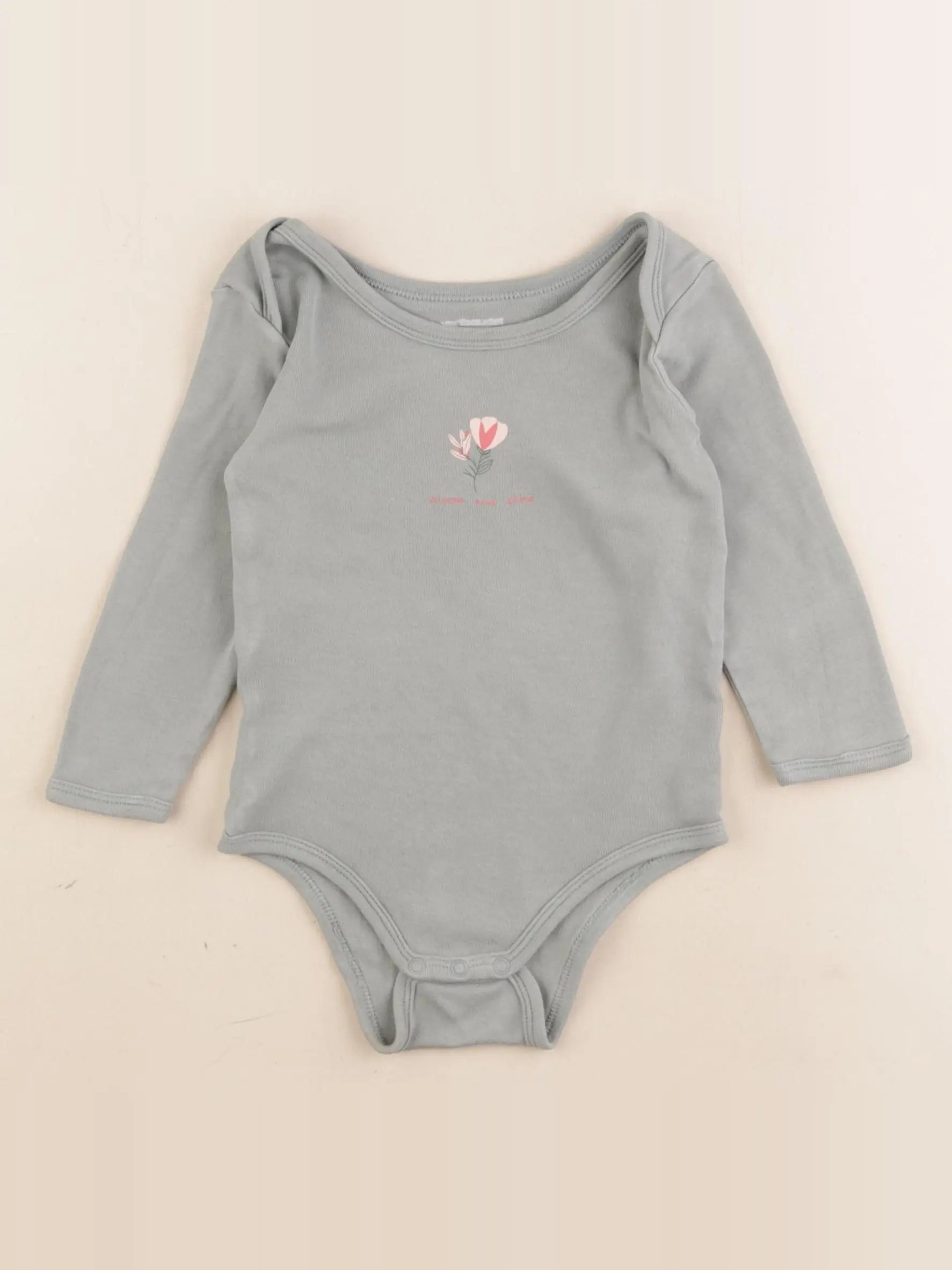 Vertbaudet - body vert - 18 mois