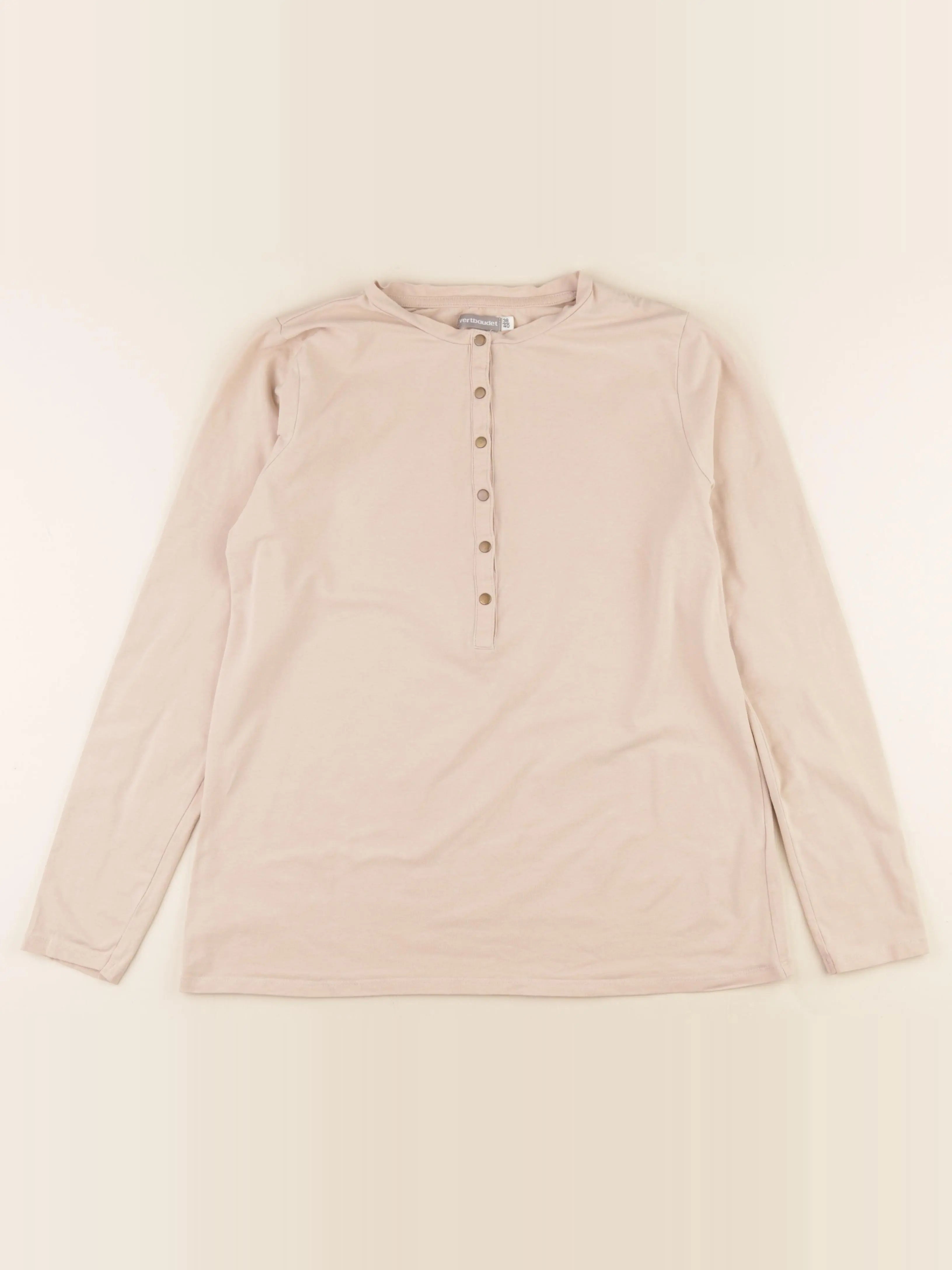 Vertbaudet - tee-shirt grossesse marron - 38 à 40