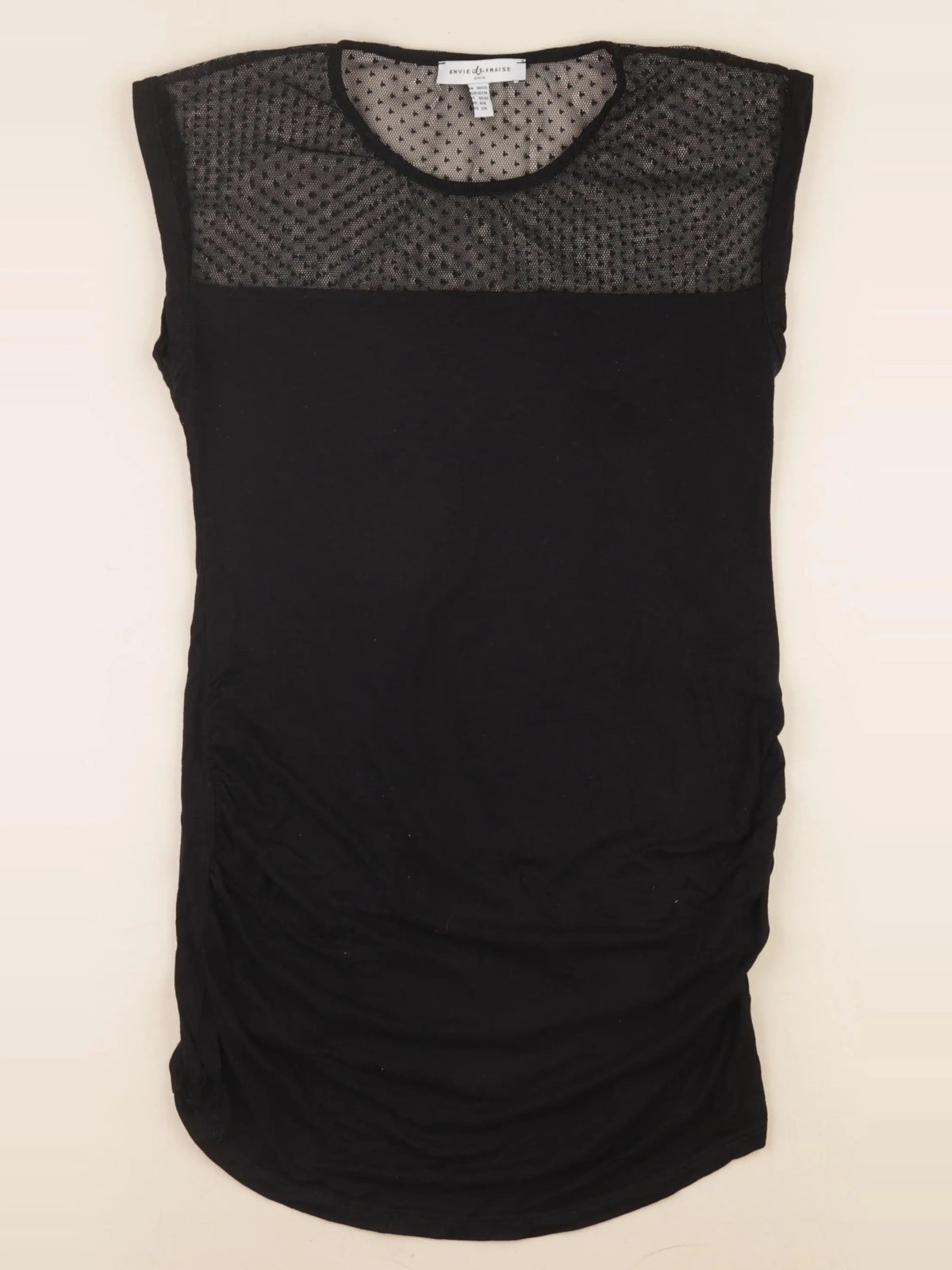 Envie de fraise - tee-shirt grossesse noir - 34 à 36