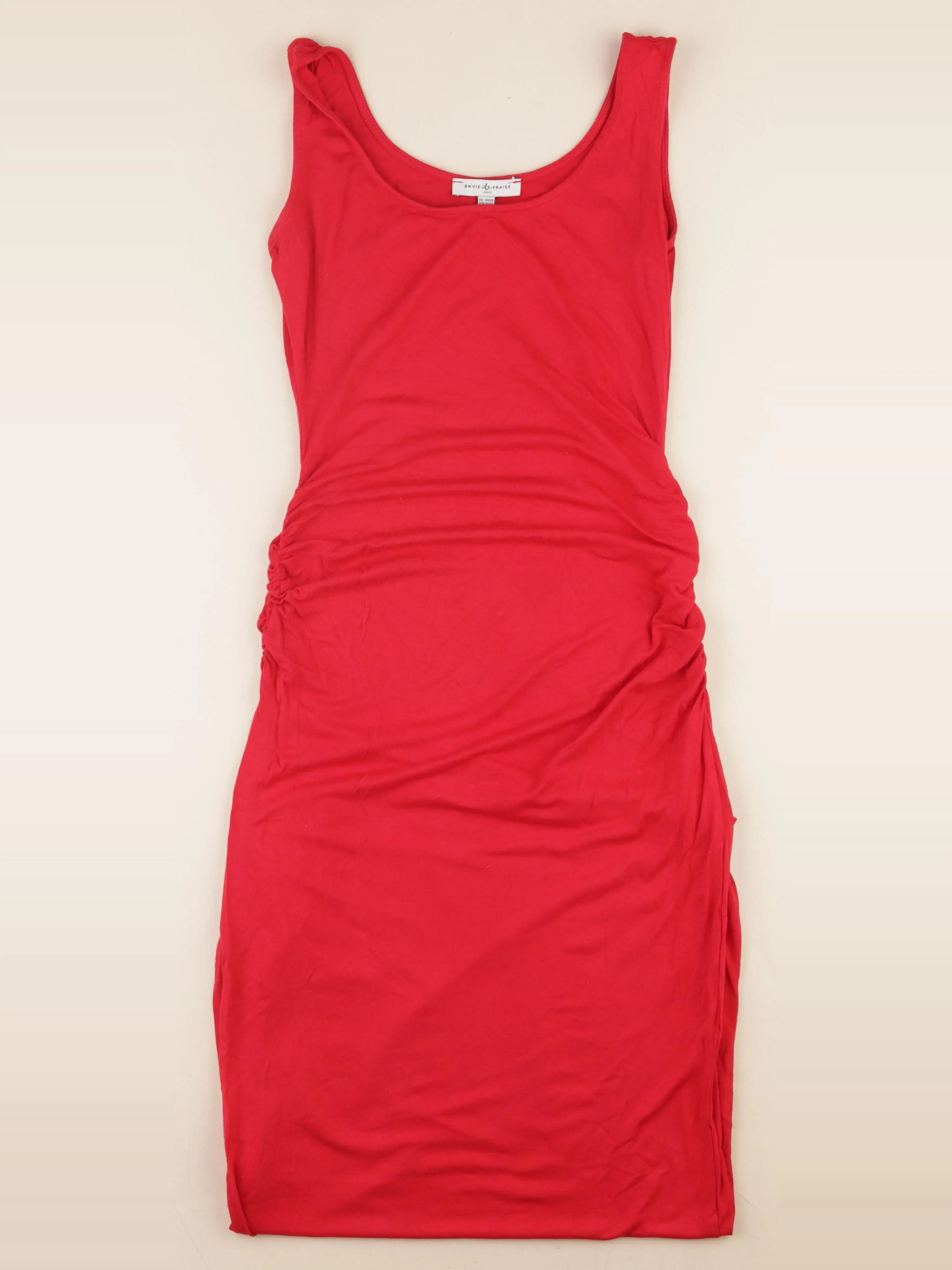 Envie de fraise - robe grossesse rouge - 34 à 36