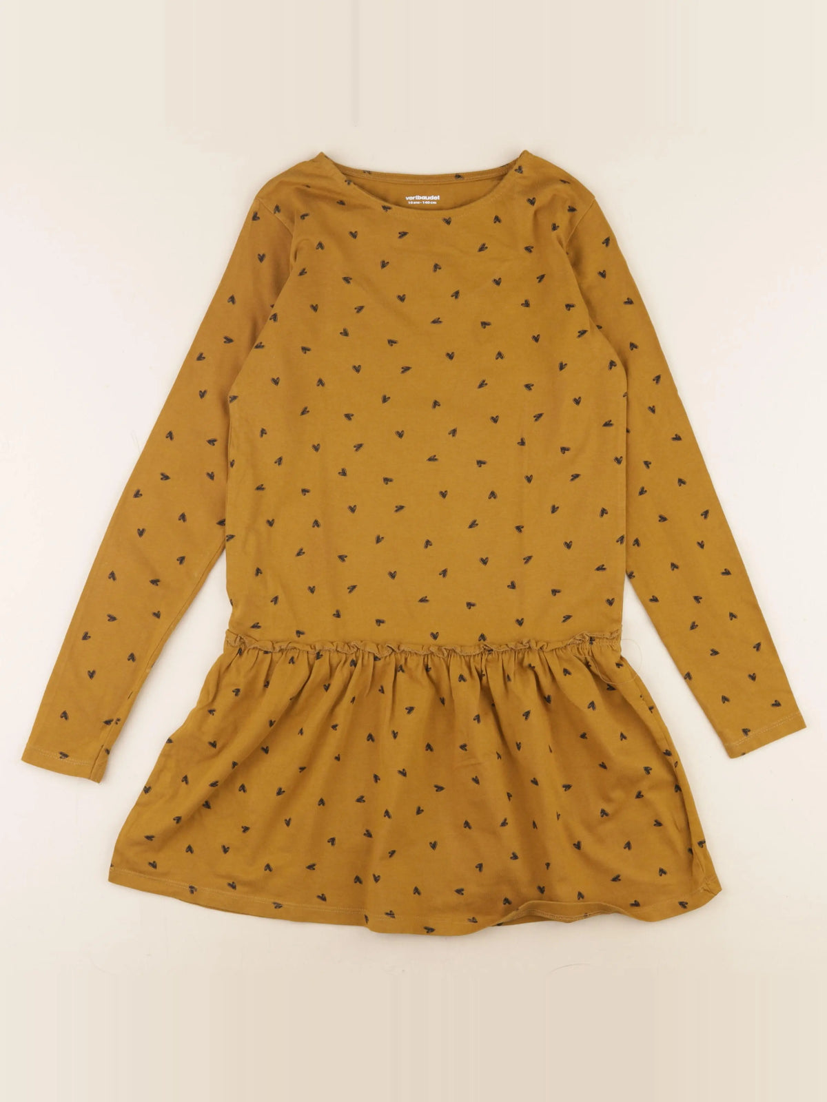 Vertbaudet - robe marron - 10 ans