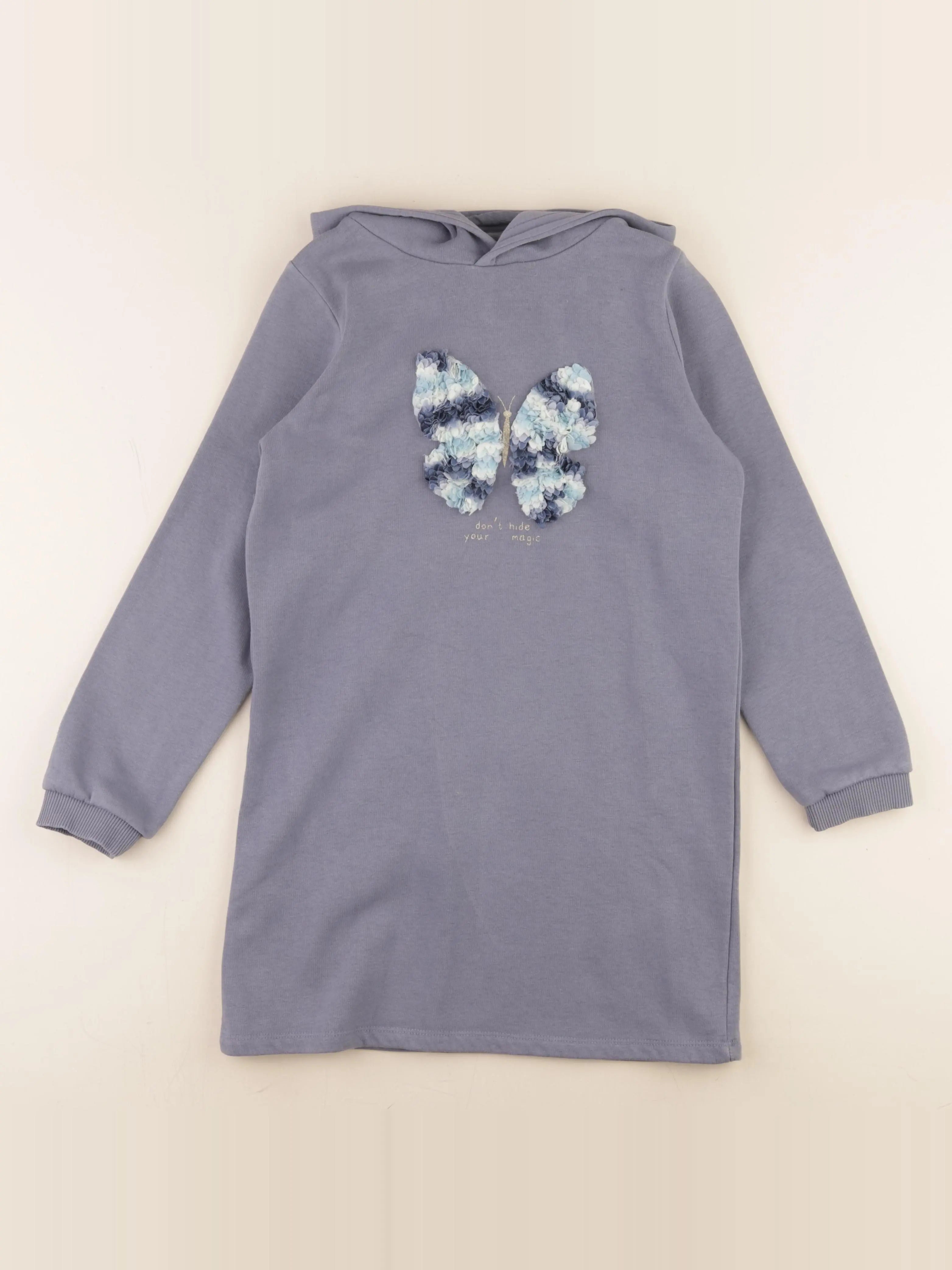 Vertbaudet - robe bleu - 10 ans