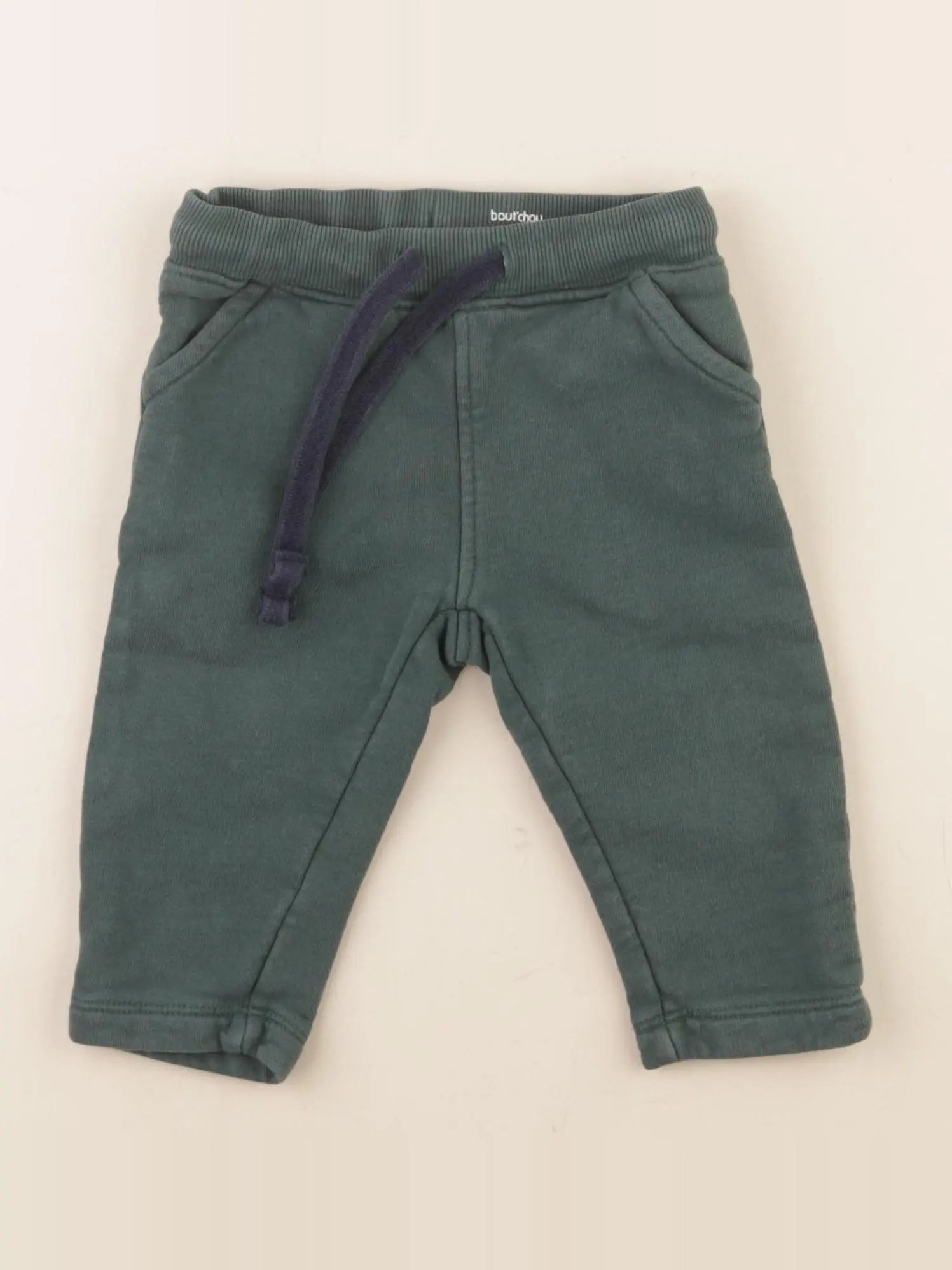 Boutchou - jogging doublé vert - 9 mois
