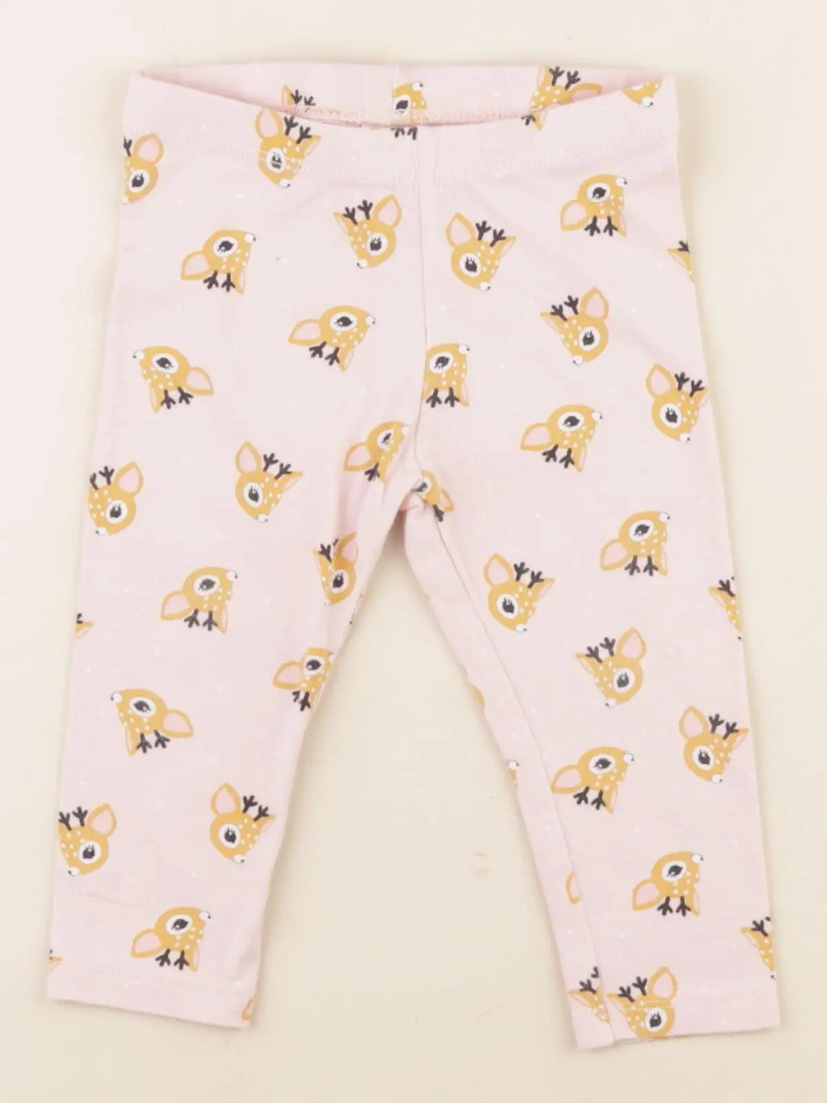 H&M - legging rose - 9/12 mois