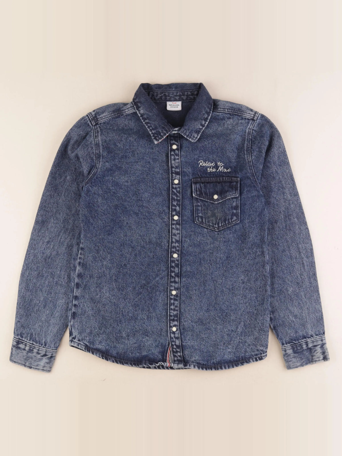 Tape à l'oeil - chemise bleu - 12 ans