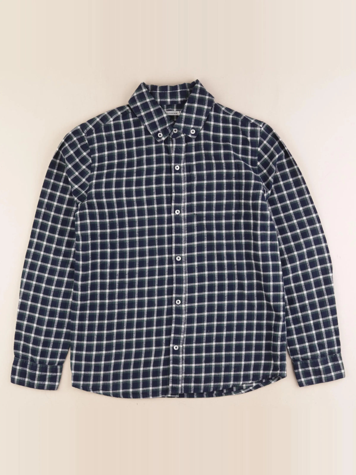 Monoprix - chemise bleu - 12 ans