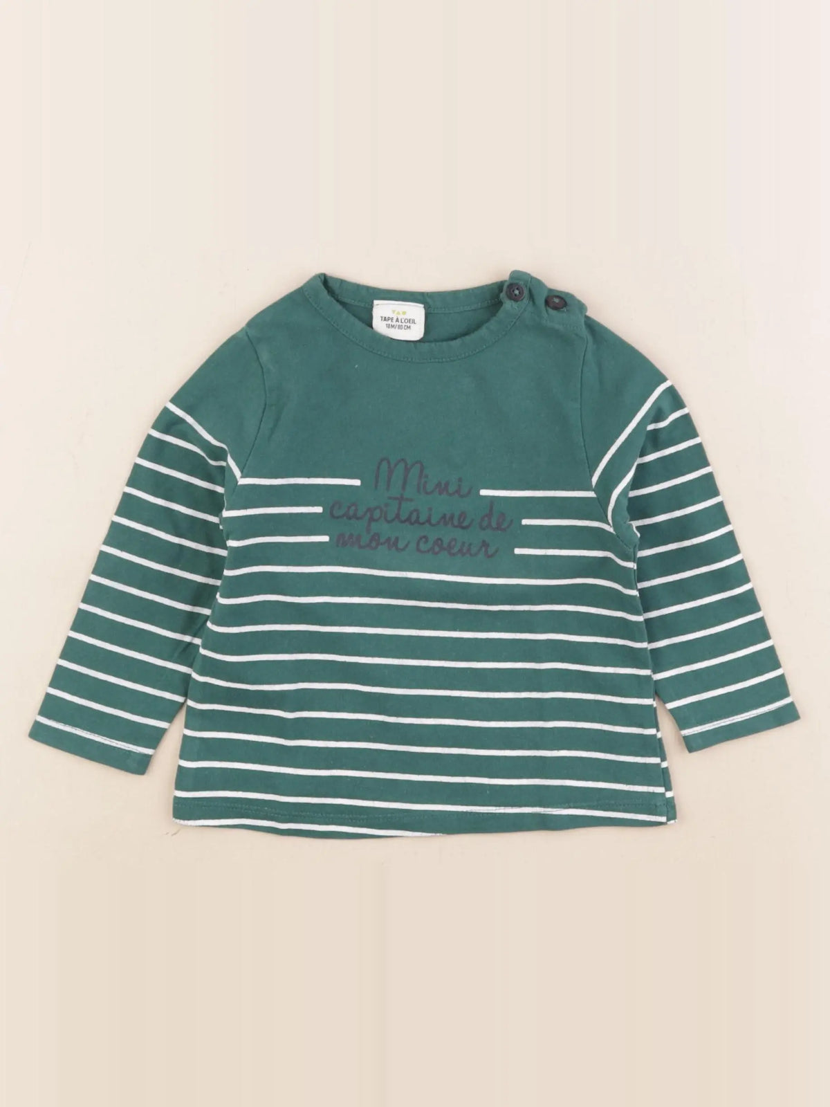 Tape à l'oeil - tee-shirt vert - 18 mois