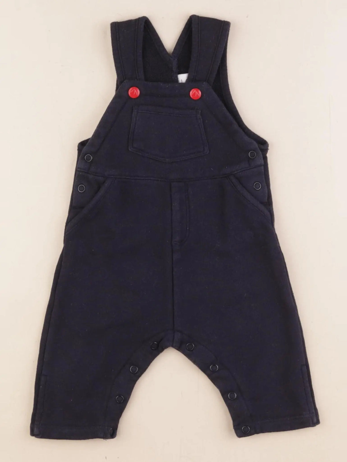 Petit Bateau - salopette bleu - 3 mois