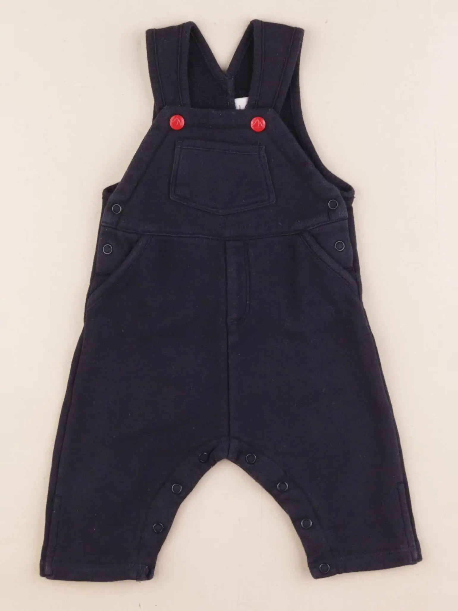 Petit Bateau - salopette bleu - 3 mois