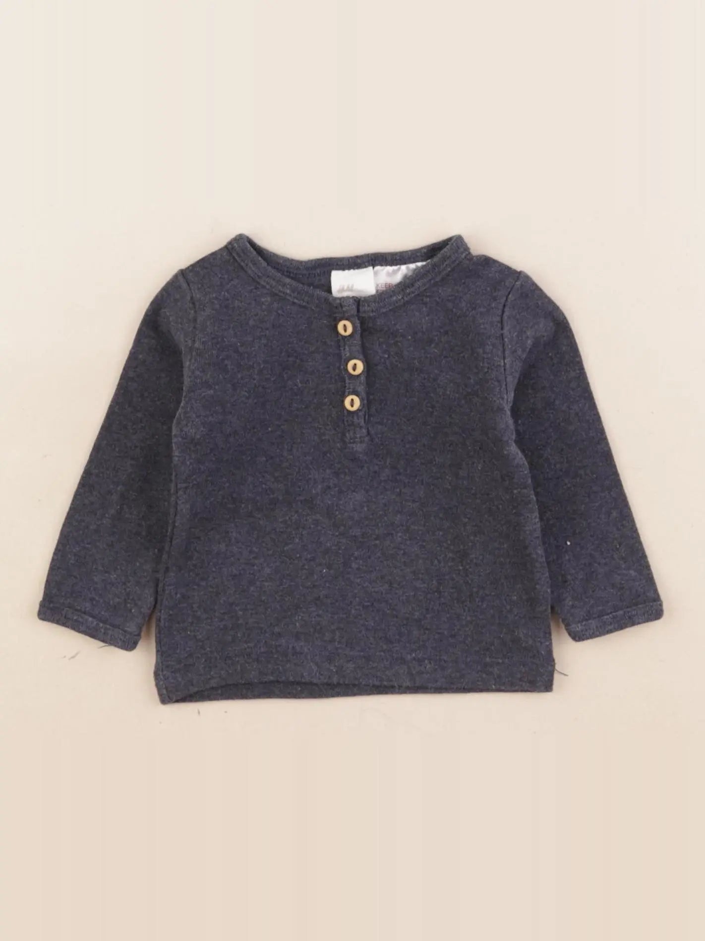 H&M - tee-shirt bleu - 1/2 mois