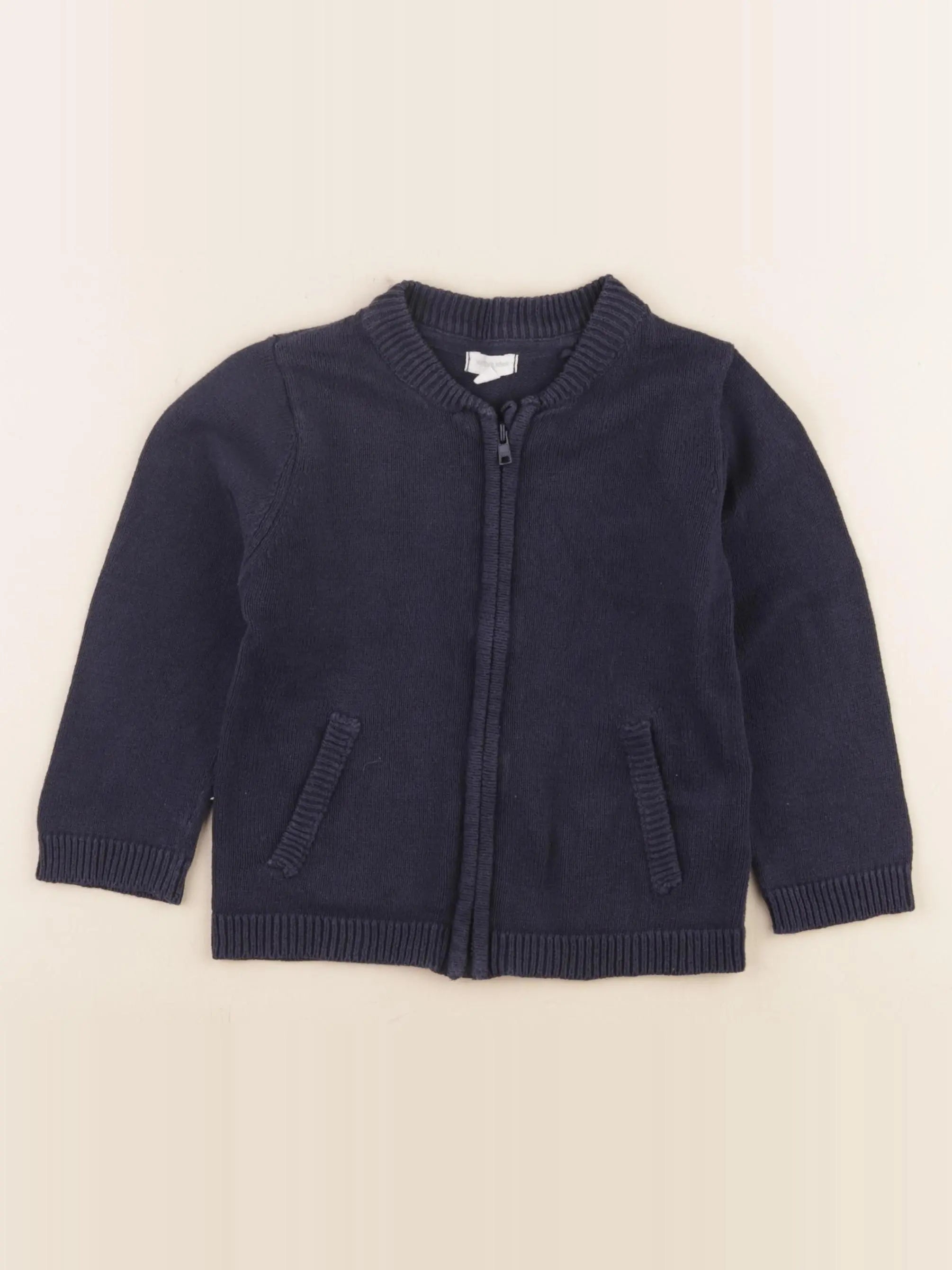 Vertbaudet - gilet bleu - 24 mois