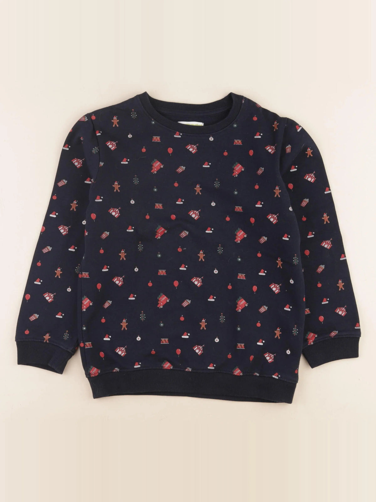 Vertbaudet - sweat bleu - 10 ans