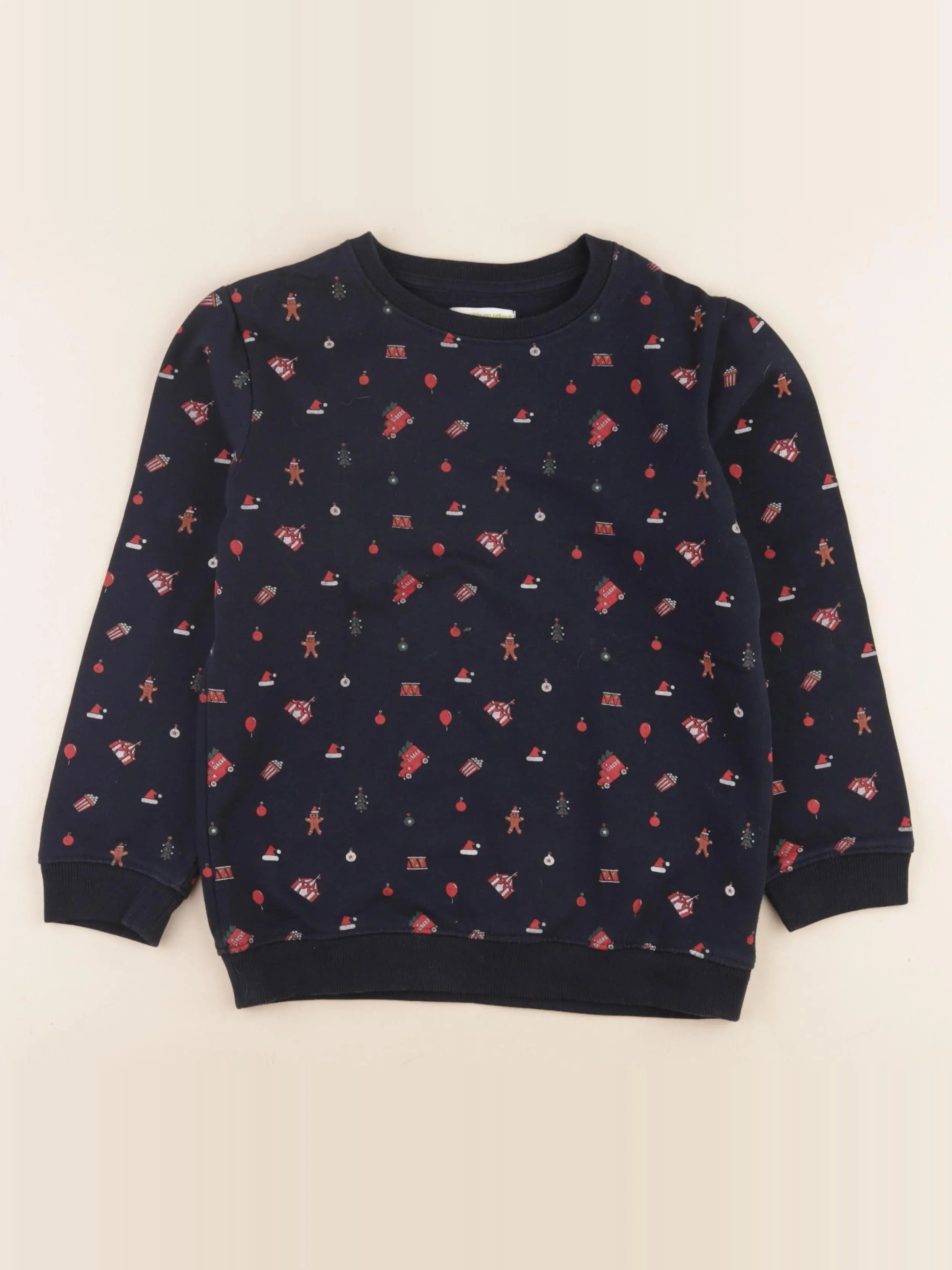 Vertbaudet - sweat bleu - 10 ans