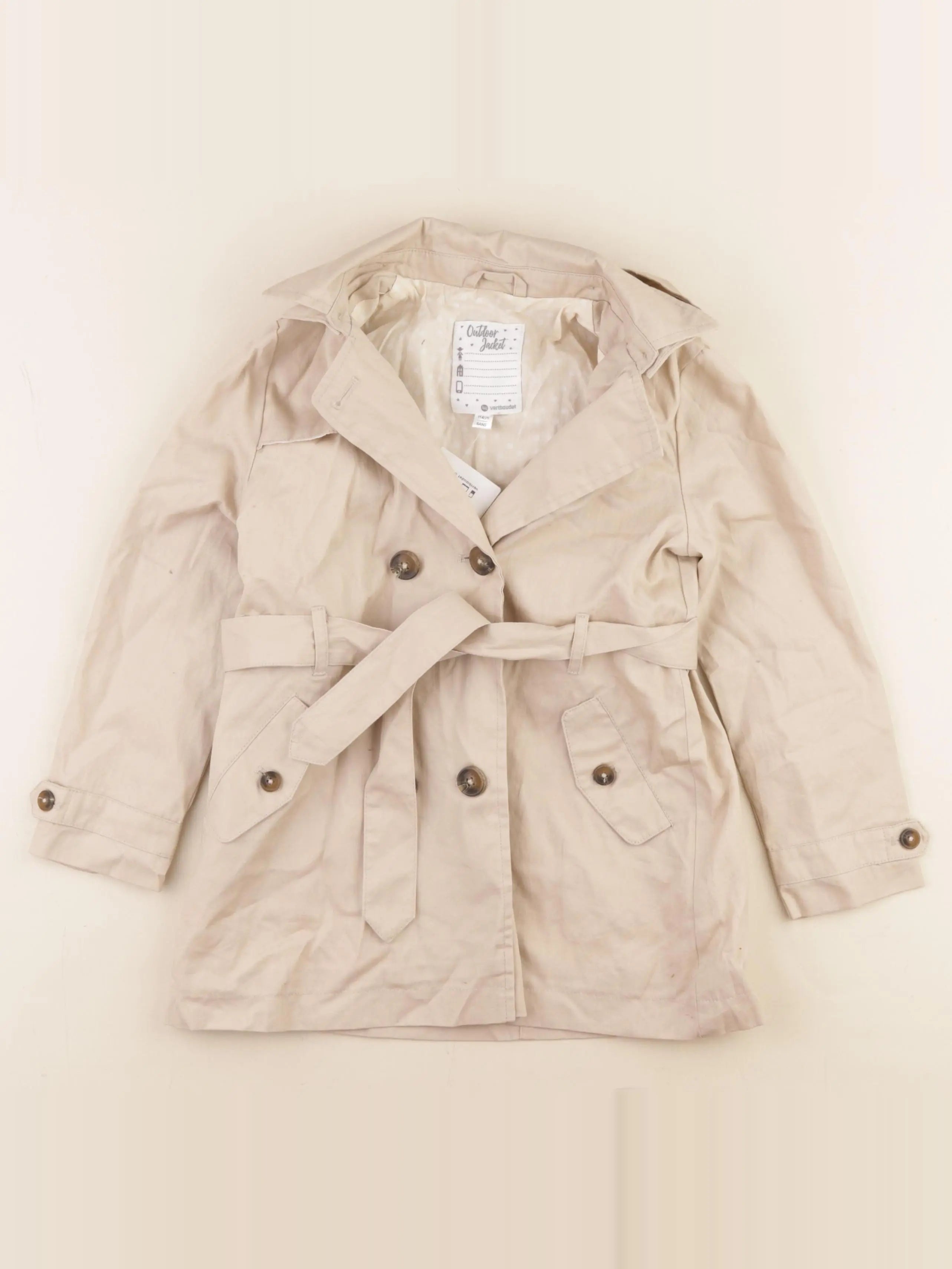 Vertbaudet - trench beige - 6 ans