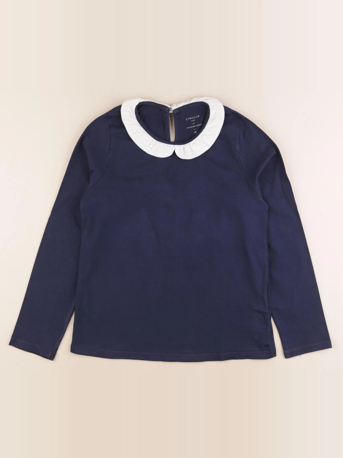 Cyrillus - tee-shirt bleu - 12 ans
