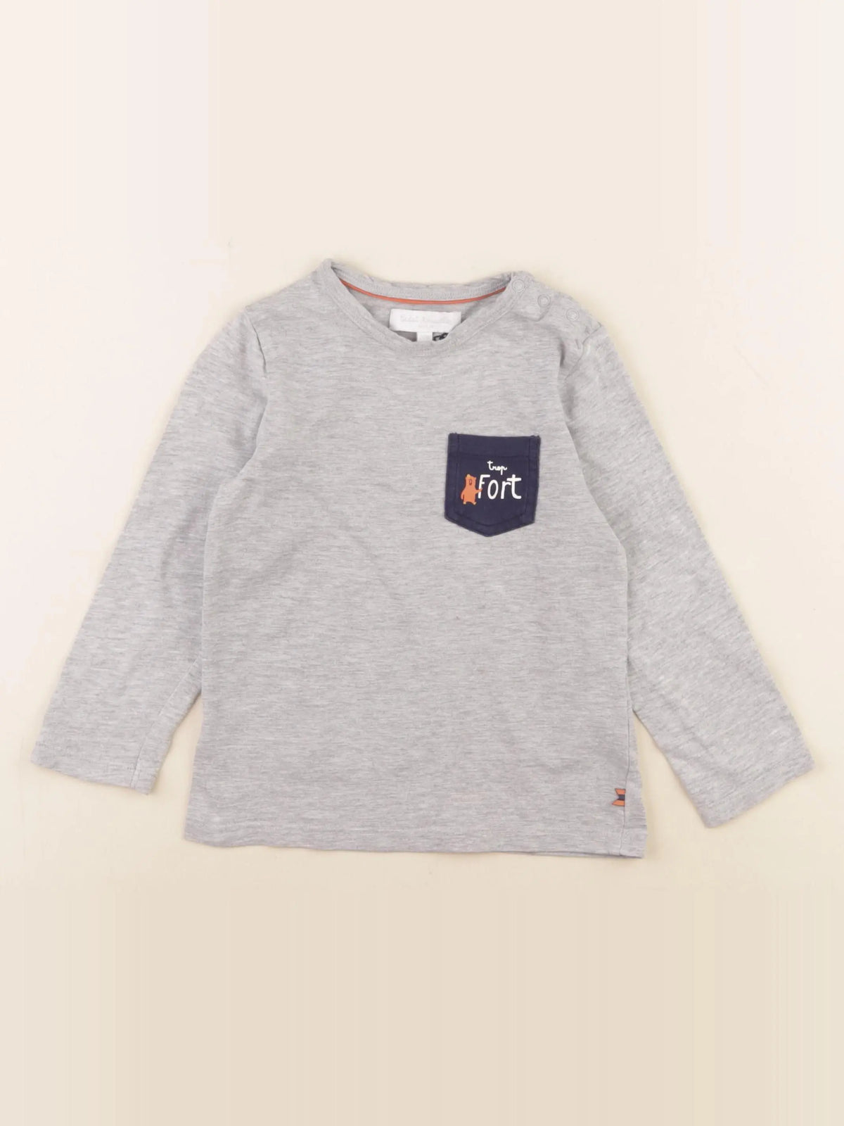 Cadet Rousselle - tee-shirt gris - 24 mois