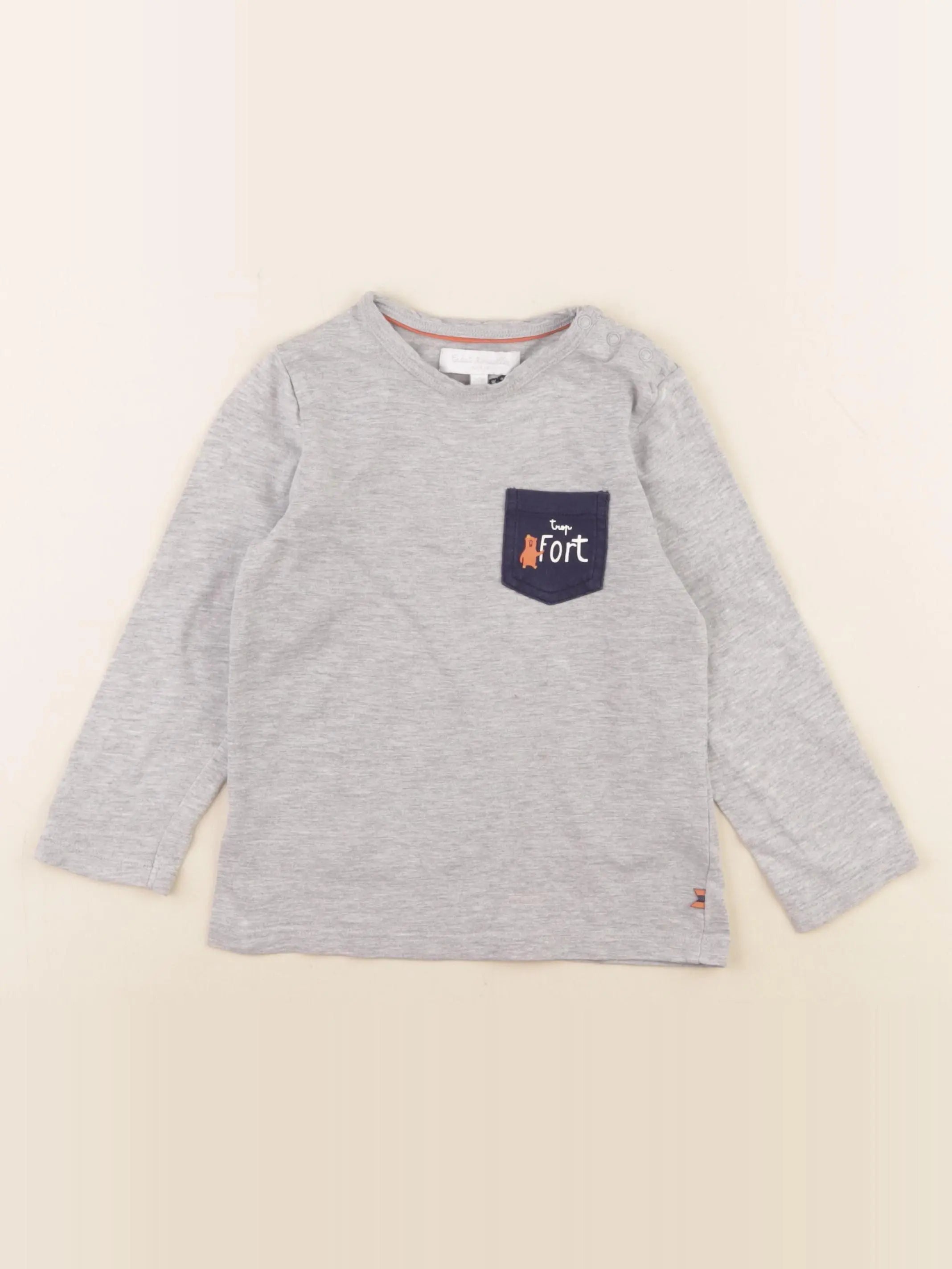 Cadet Rousselle - tee-shirt gris - 24 mois