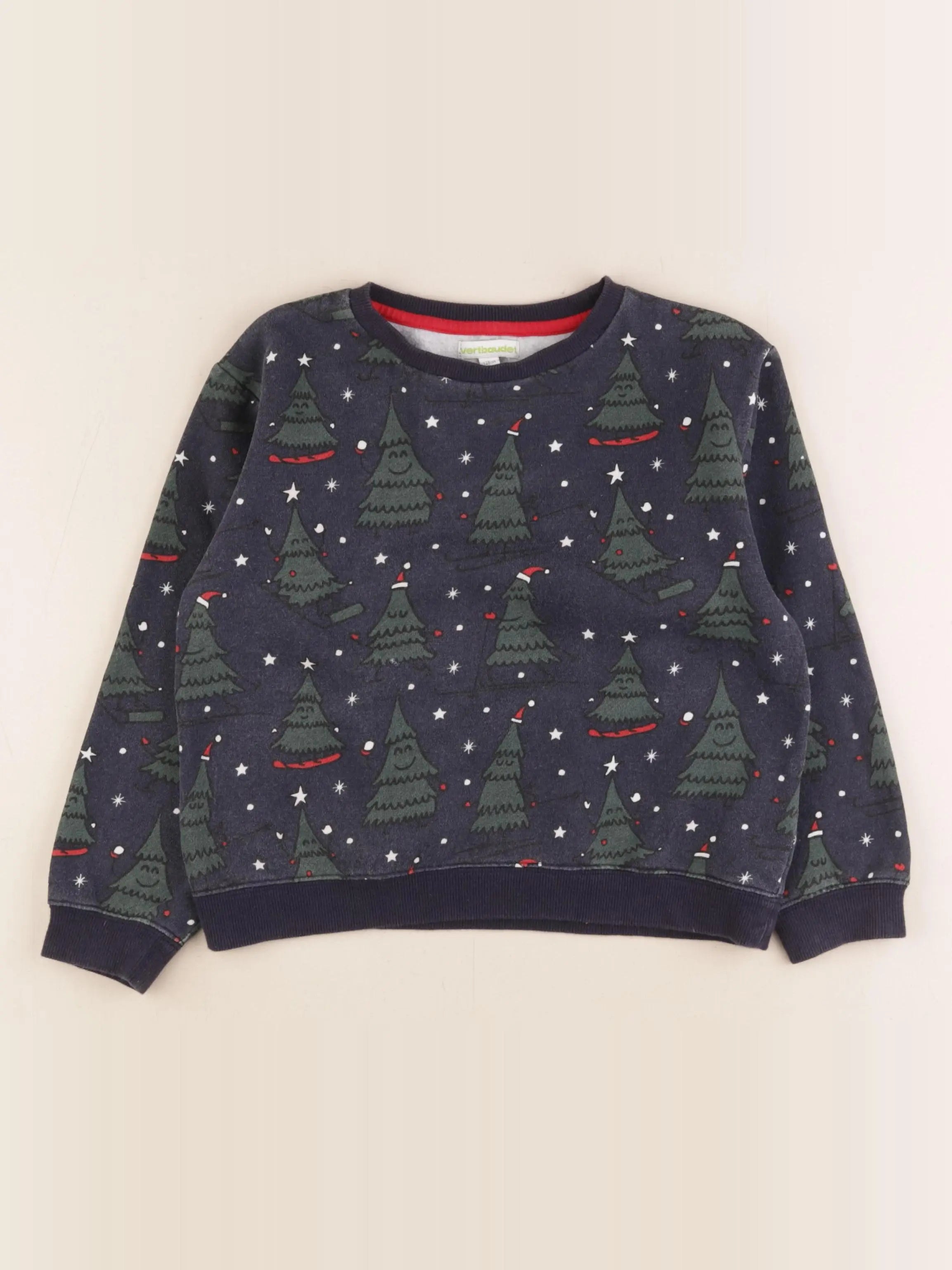 Vertbaudet - sweat bleu - 8 ans