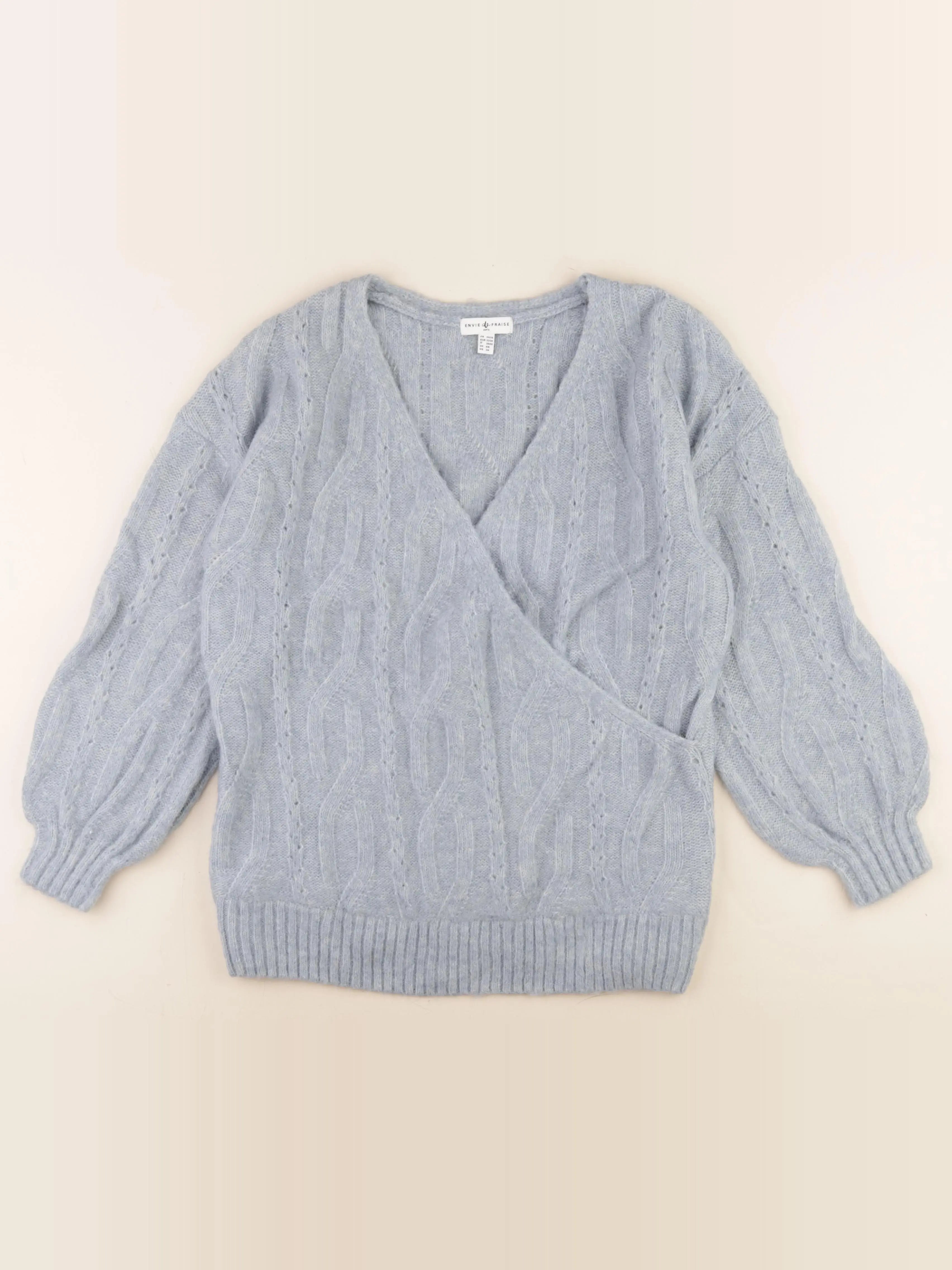 Envie de fraise - pull grossesse bleu - 34 à 36