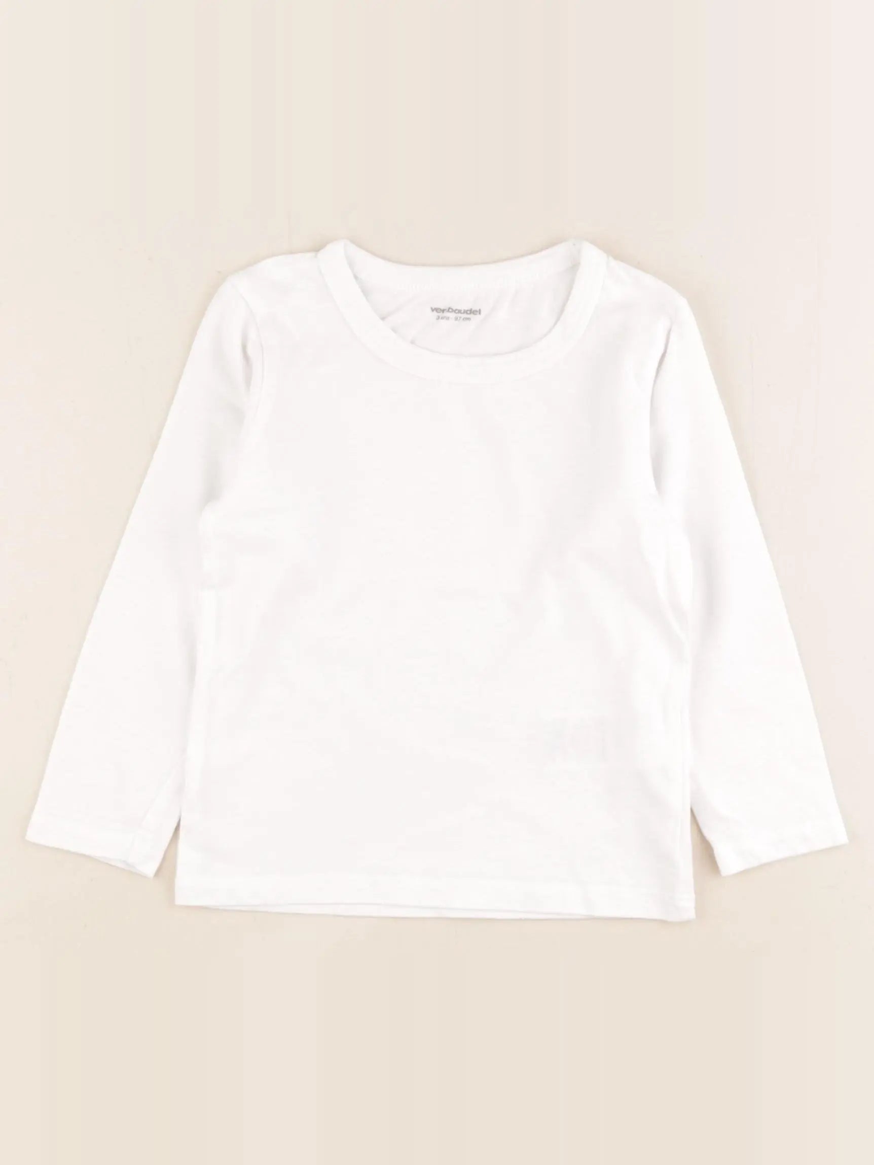 Vertbaudet - maillot de corps blanc - 3 ans