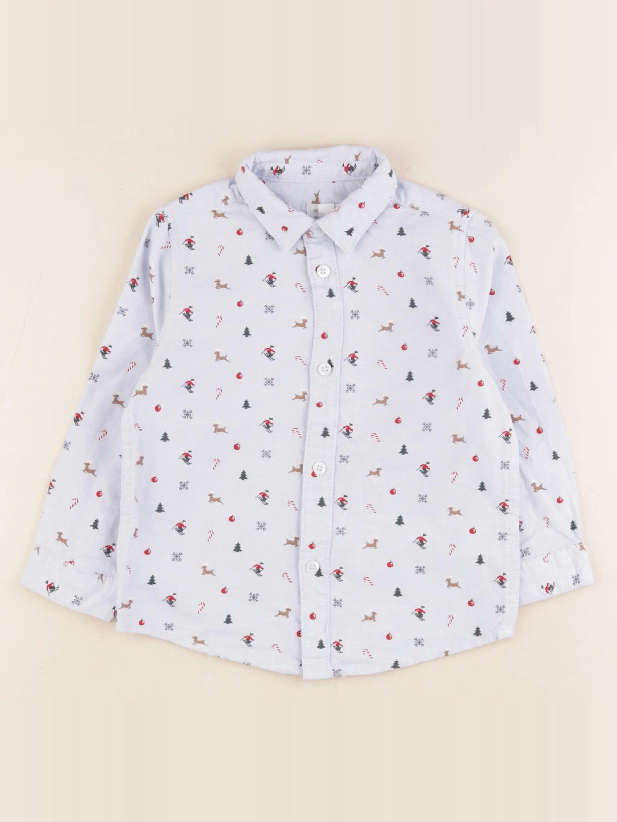 Vertbaudet - chemise bleu - 3 ans