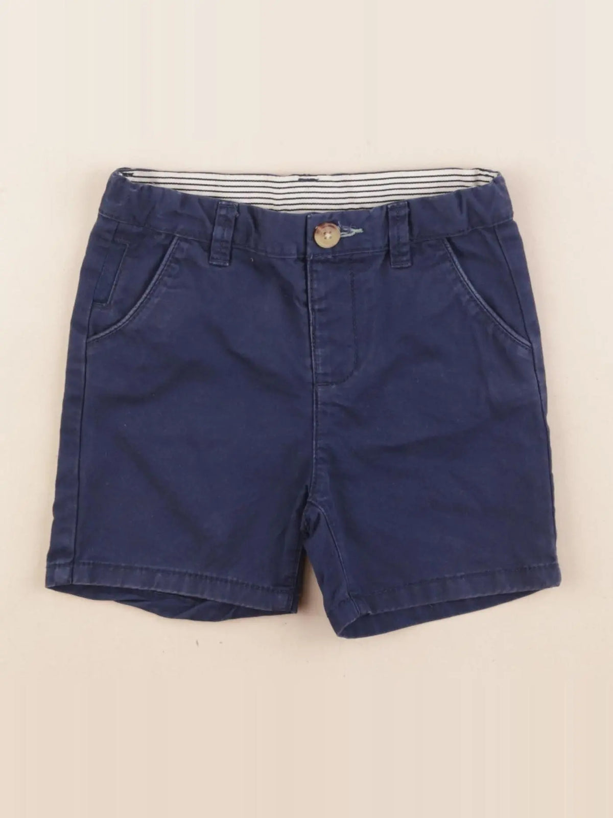 Zara - short bleu - 9/12 mois