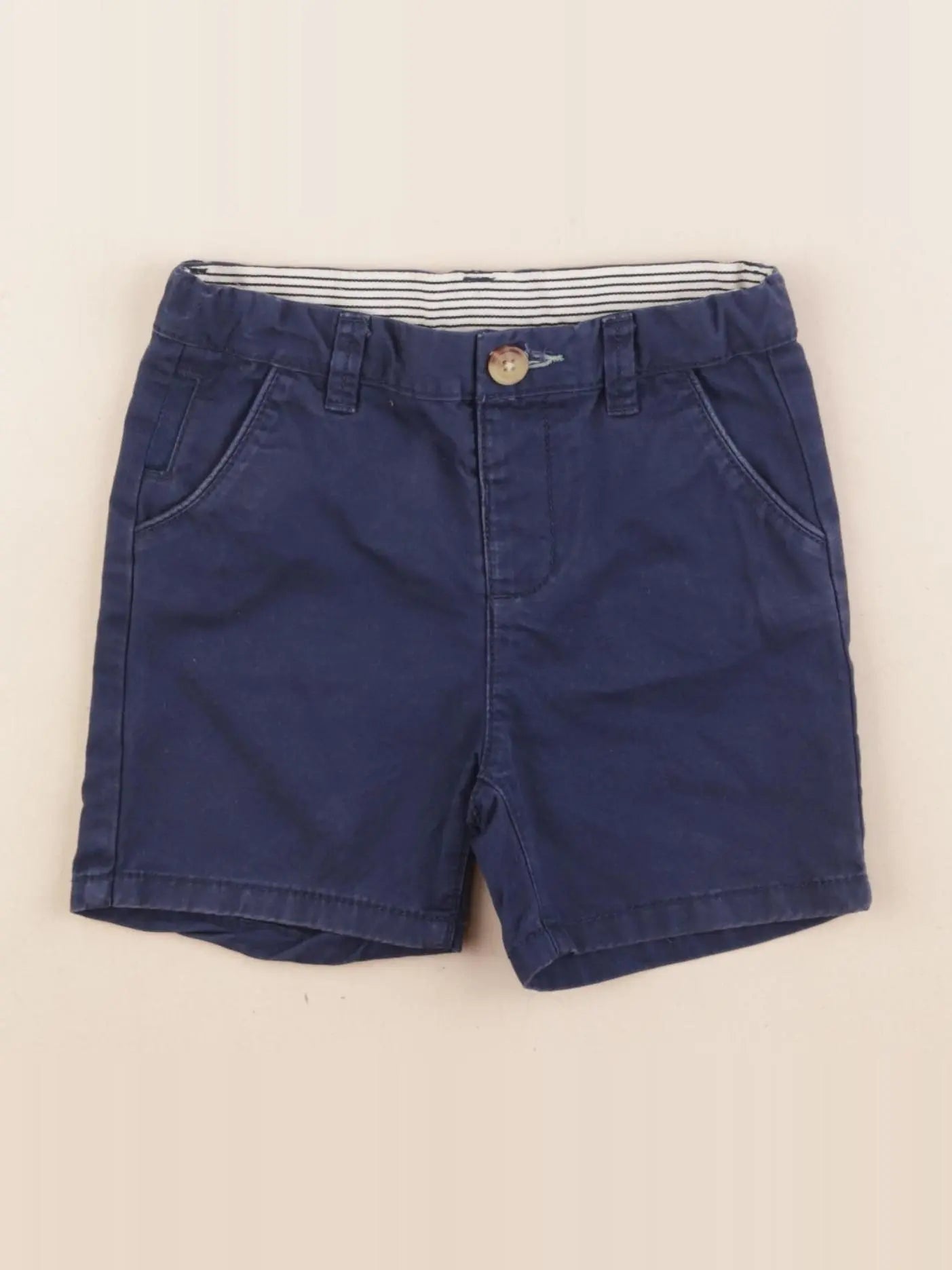 Zara - short bleu - 9/12 mois