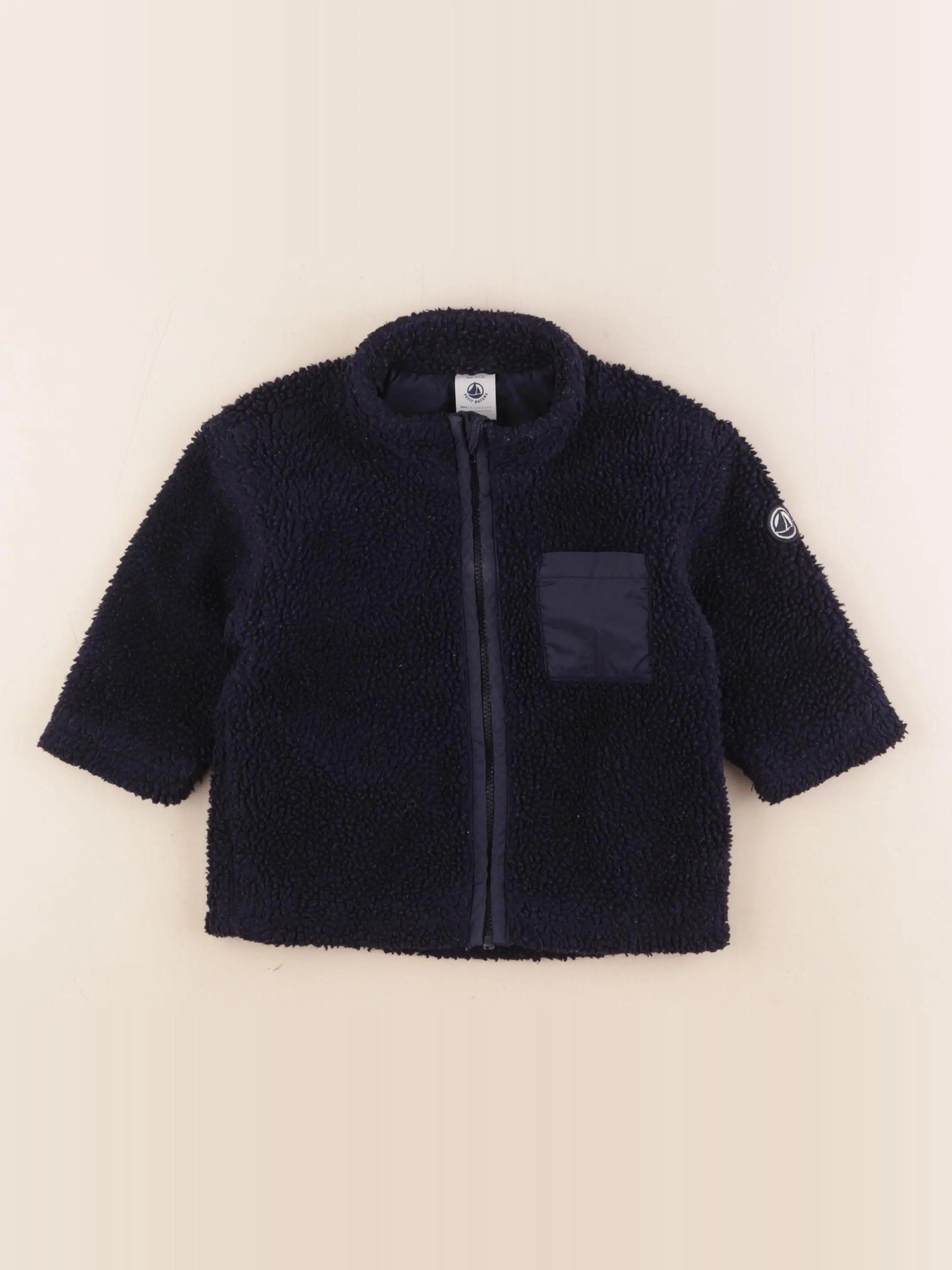 Petit Bateau - veste bleu - 18 mois