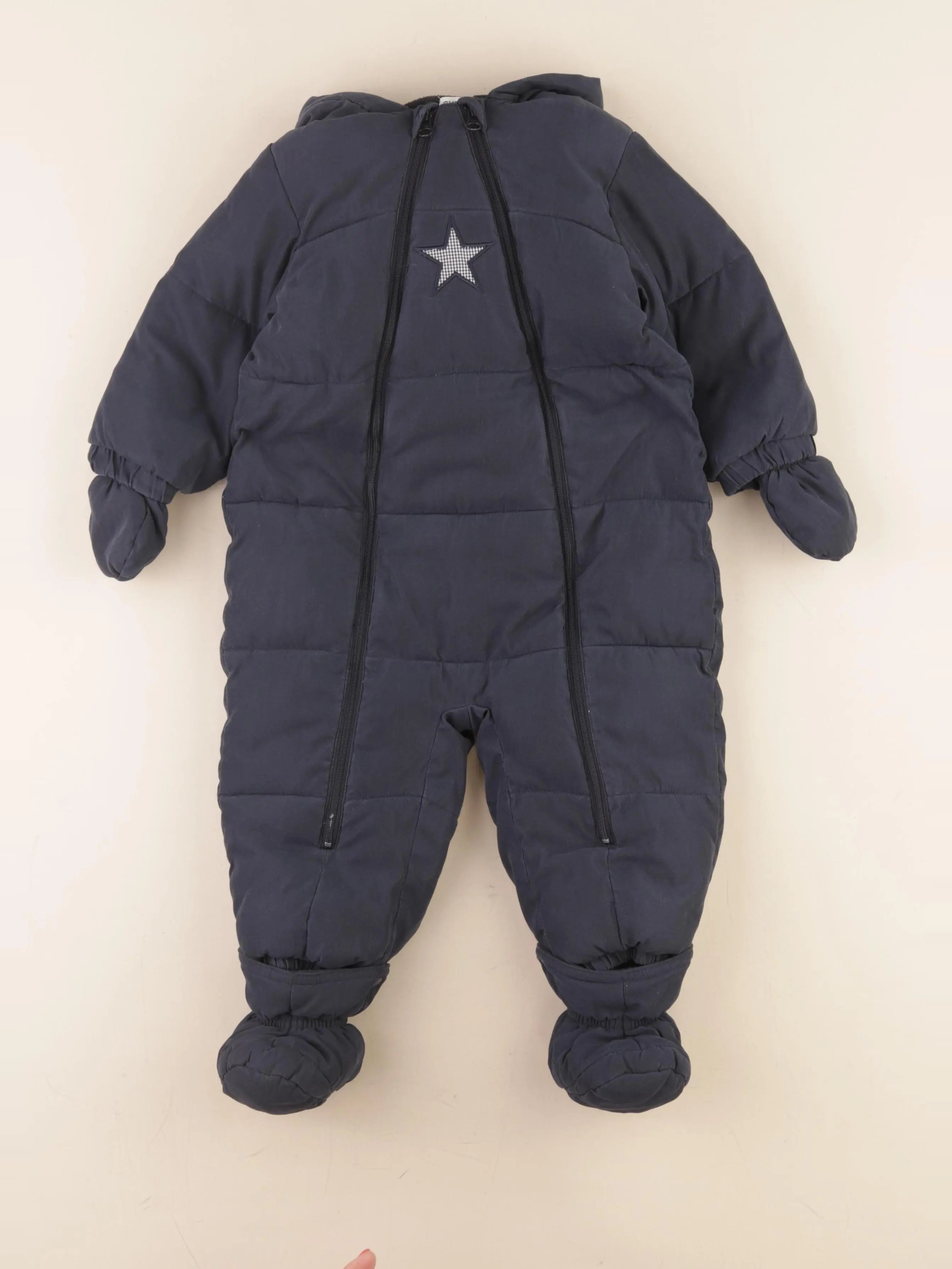 Cyrillus - combi-pilote bleu - 12 mois