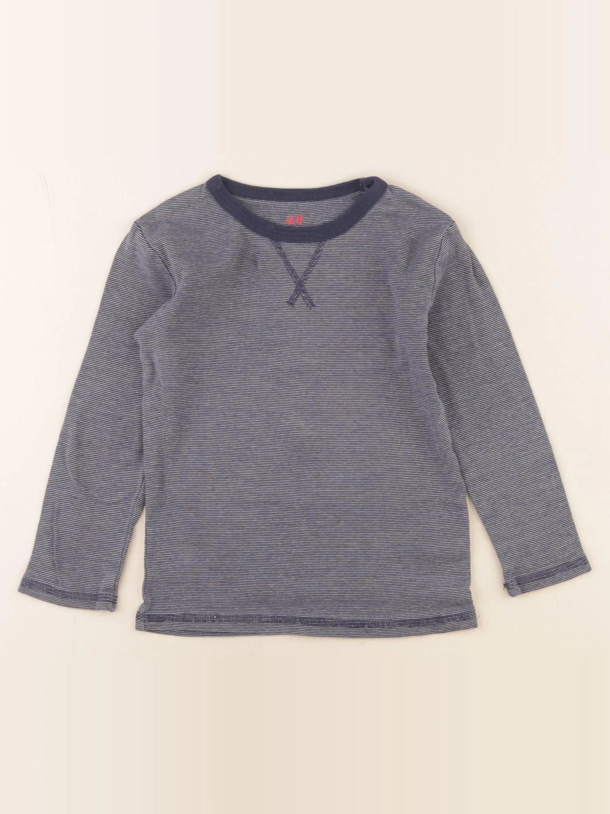 H&M - maillot de corps bleu - 4/6 ans