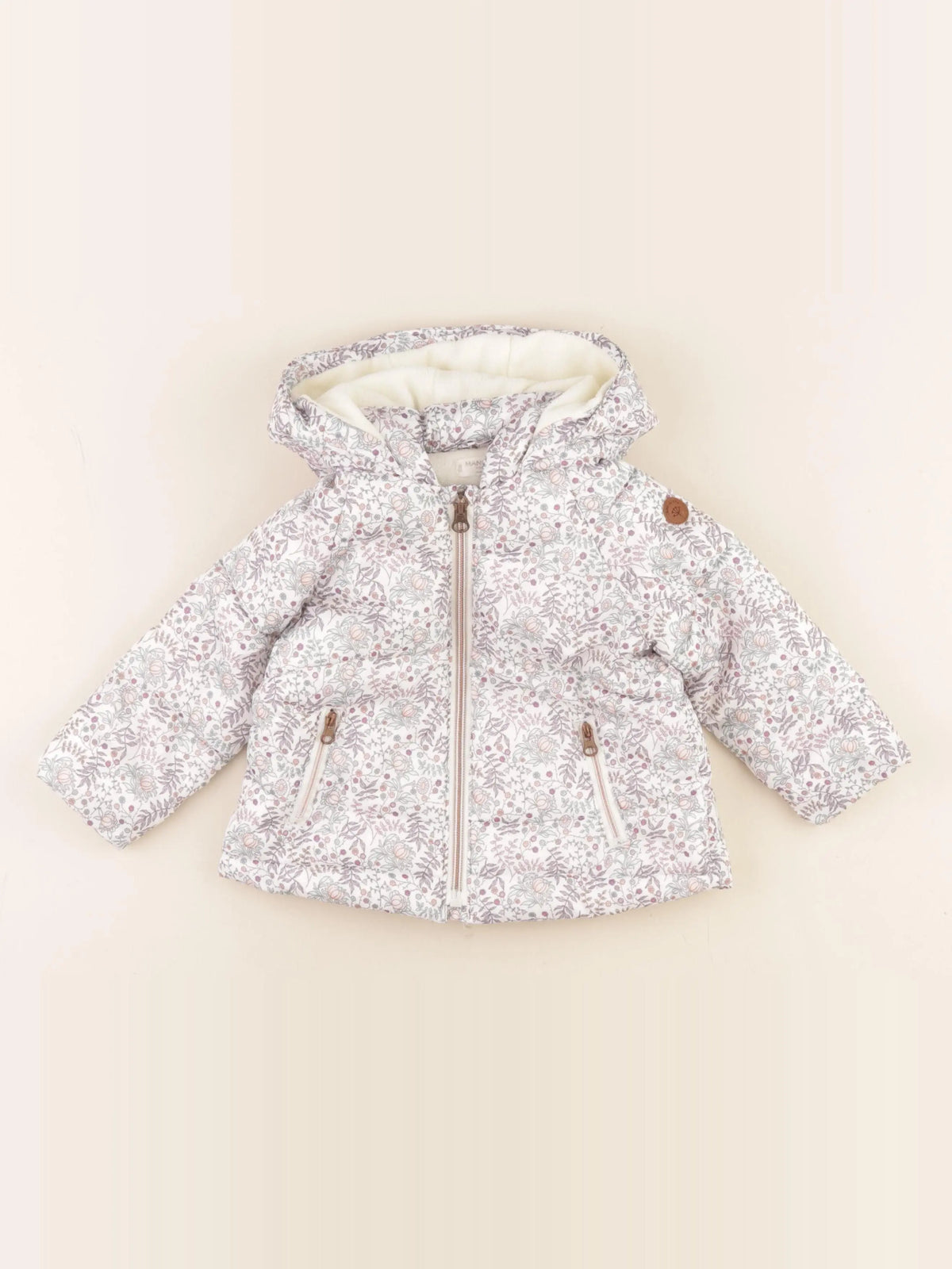 Mango - doudoune multicolore - 9/12 mois