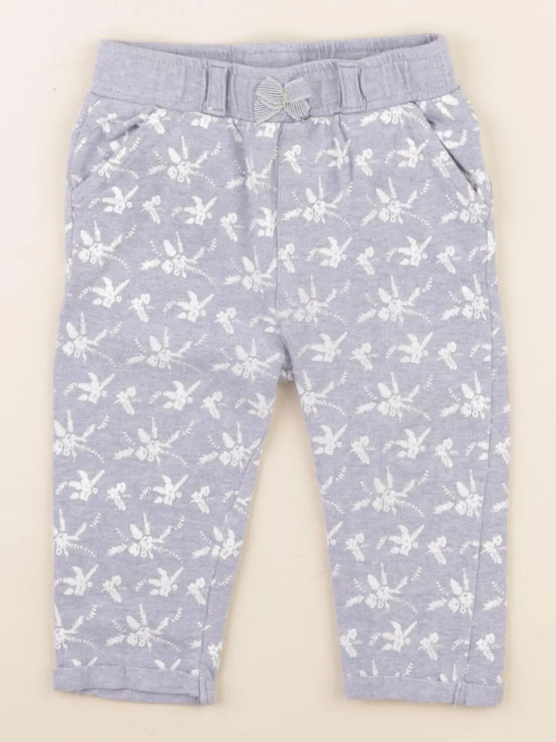 Noppies - pantalon bleu - 12 mois