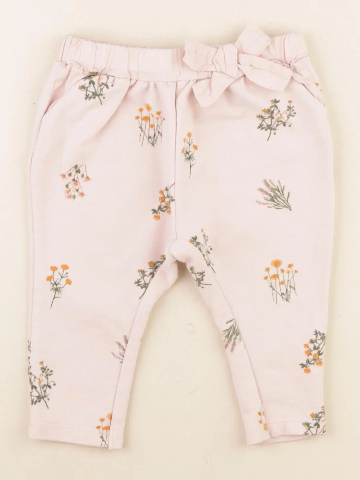 Zara - pantalon rose - 6/9 mois