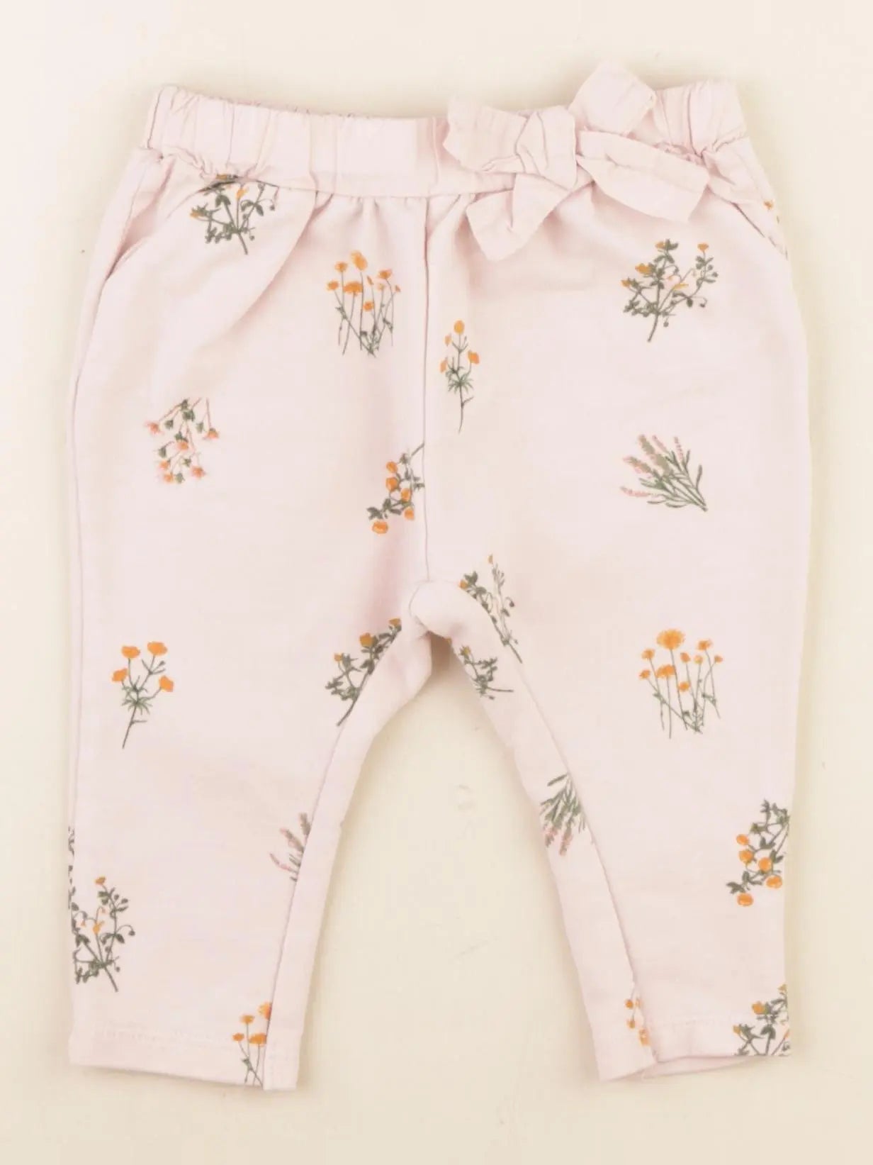 Zara - pantalon rose - 6/9 mois