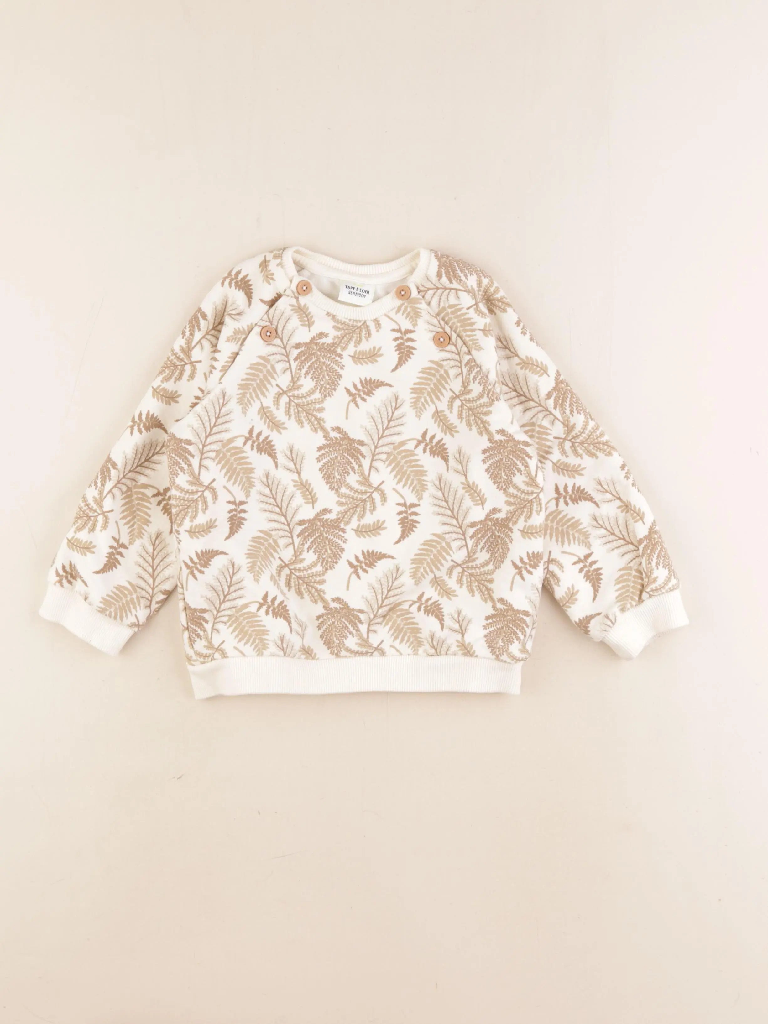 Tape à l'oeil - sweat beige - 36 mois